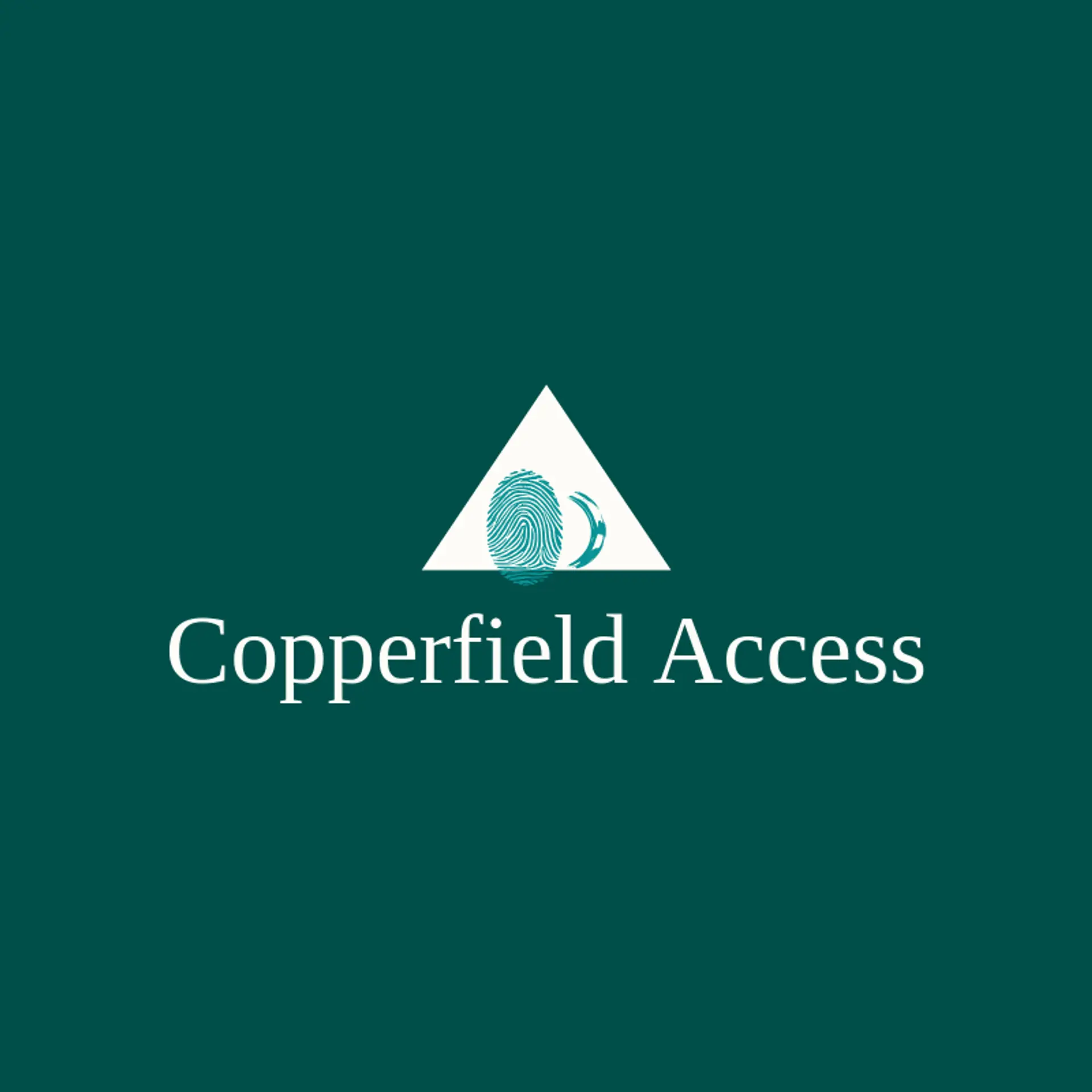 Copperfield Access logo for fingerprint