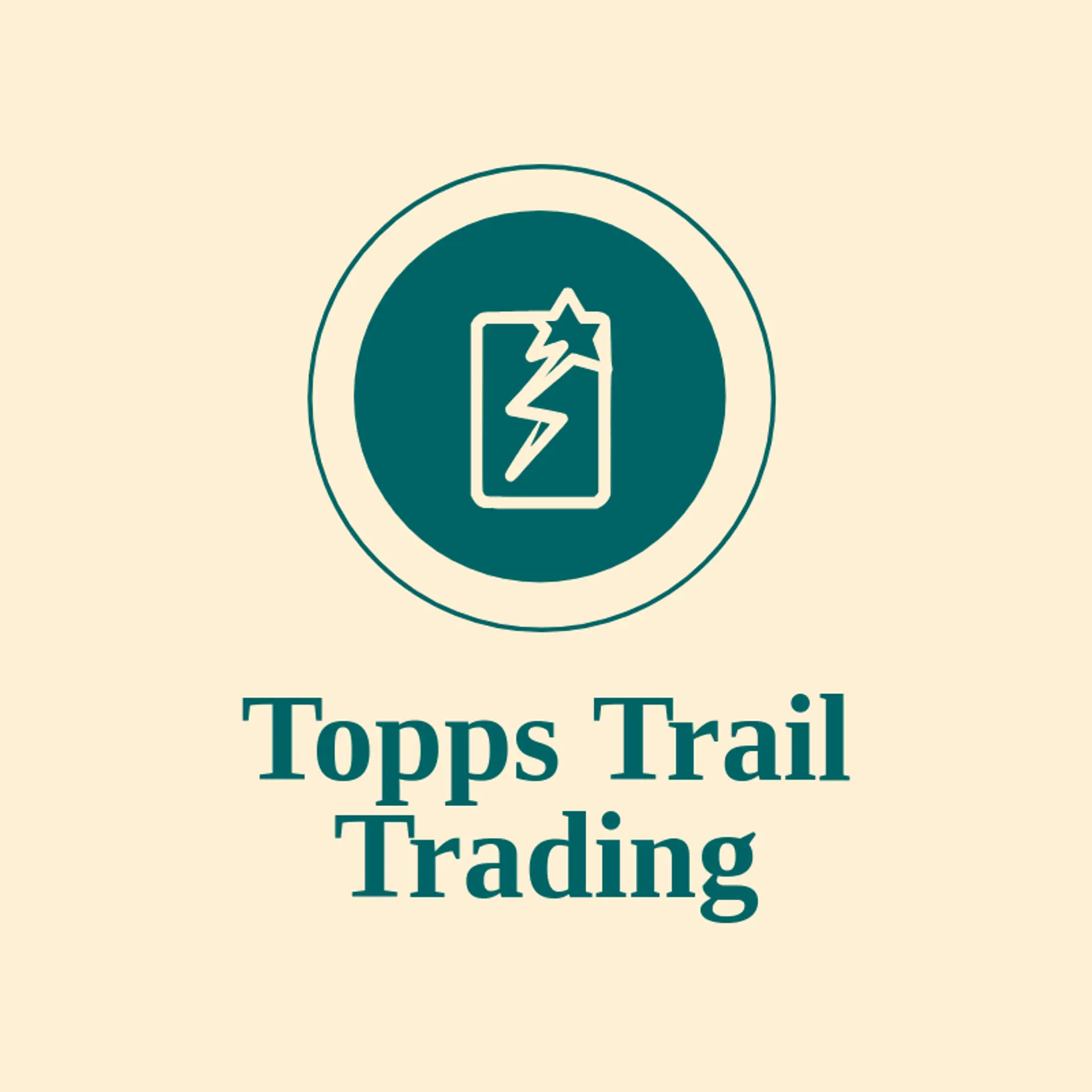 Topps Trail Trading logo for sports card