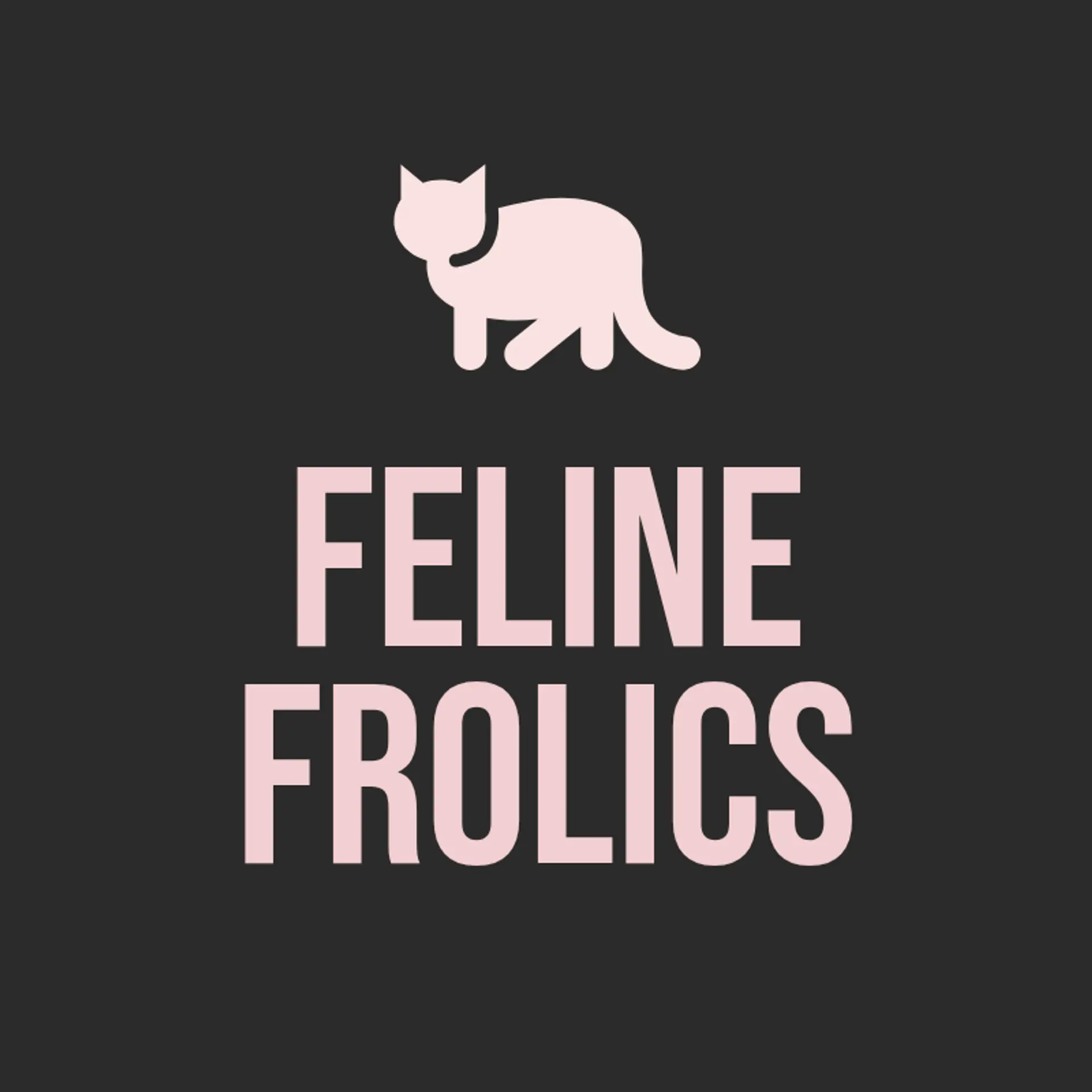 Feline Frolics logo for cat pet care