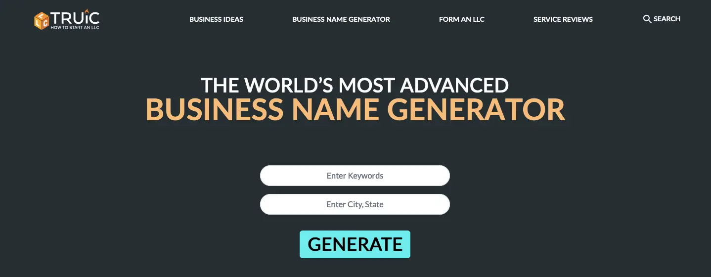 TRUiC business name generator