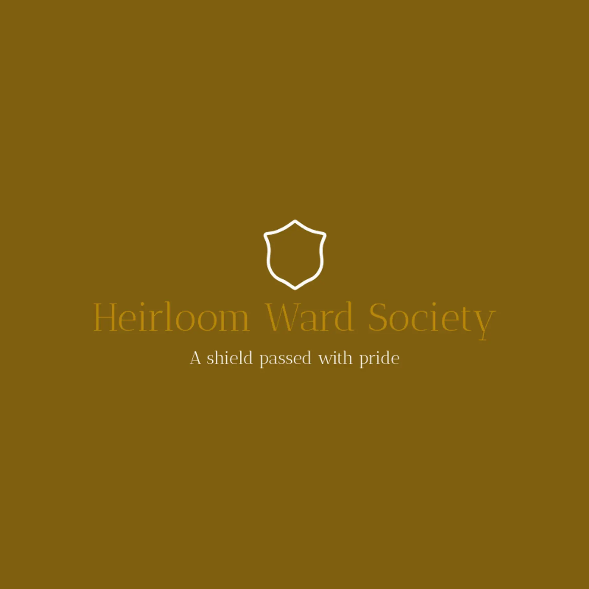 Heirloom Ward Society logo for shield