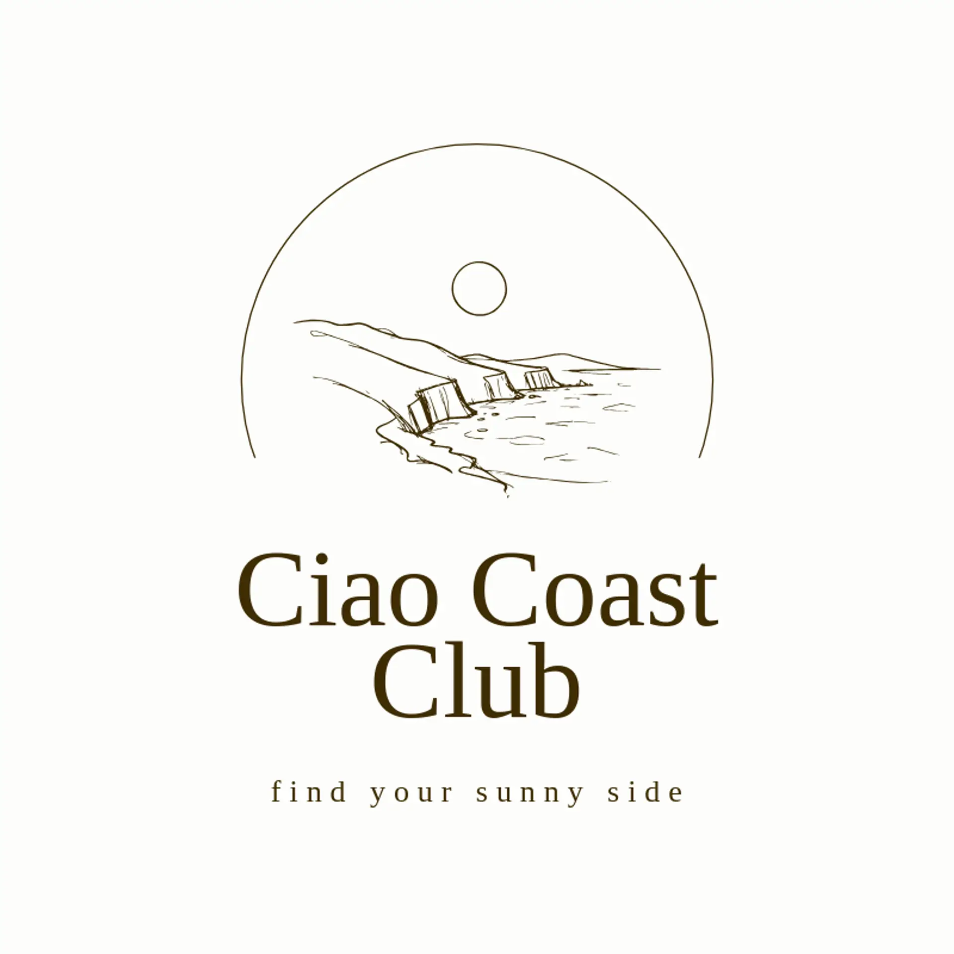 Ciao Coast Club logo for italian