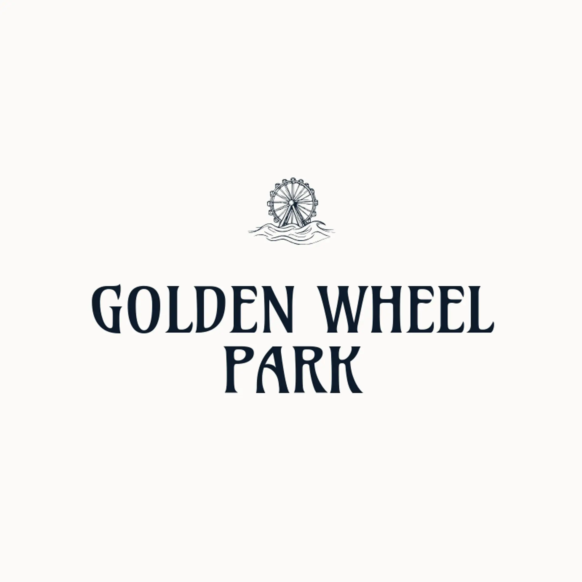 Golden Wheel Park logo for amusement park