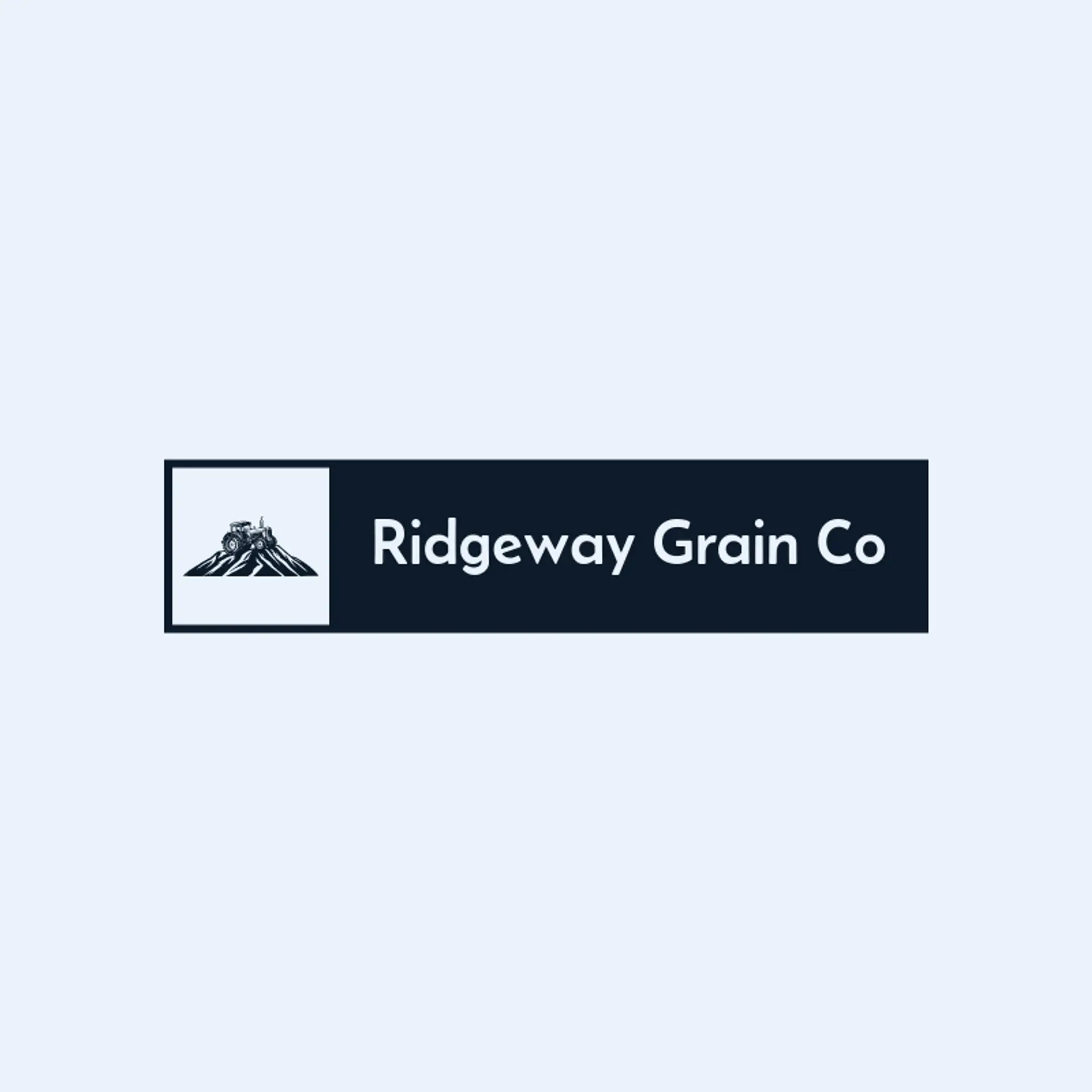 Ridgeway Grain Co logo for tractor