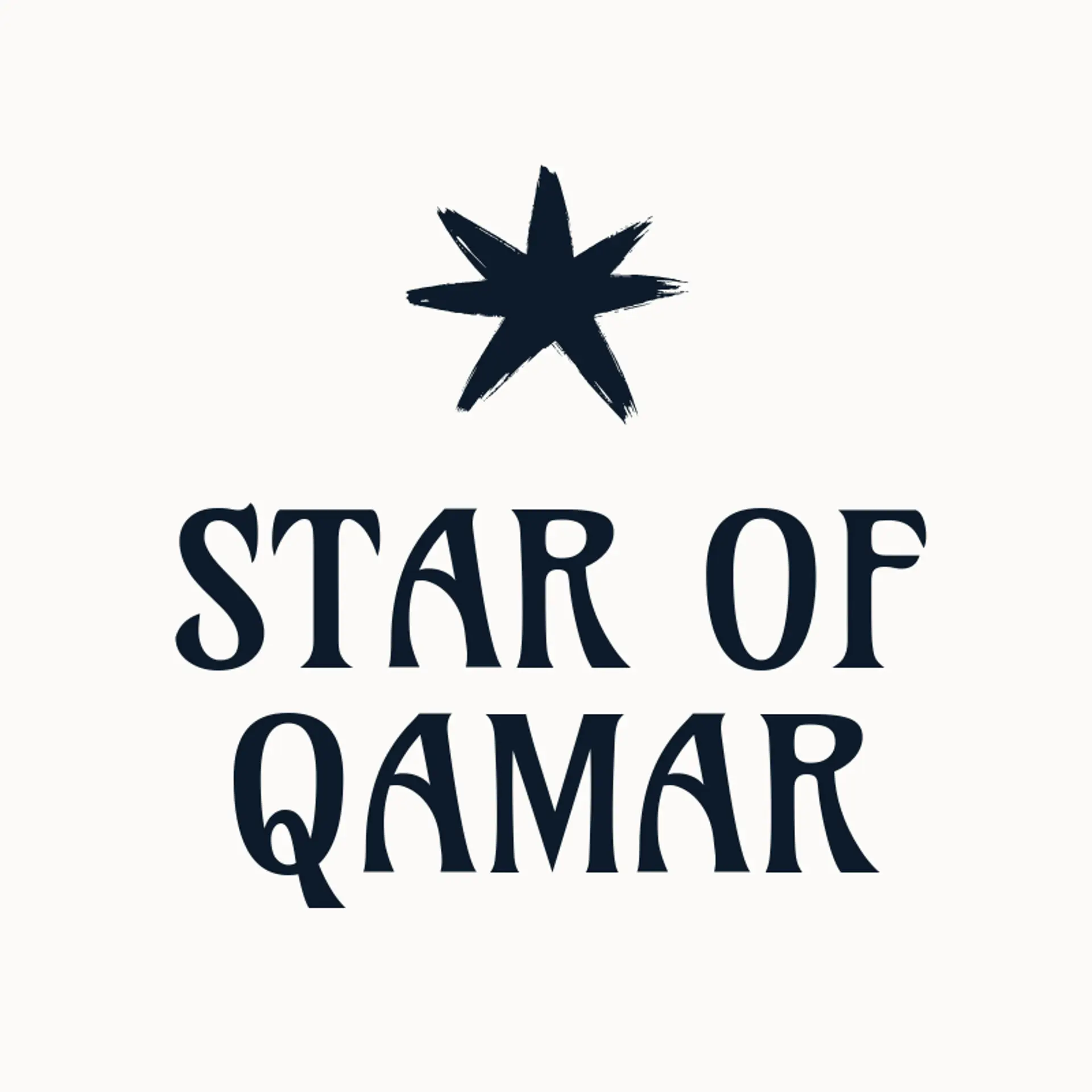 Star of Qamar logo for arabic