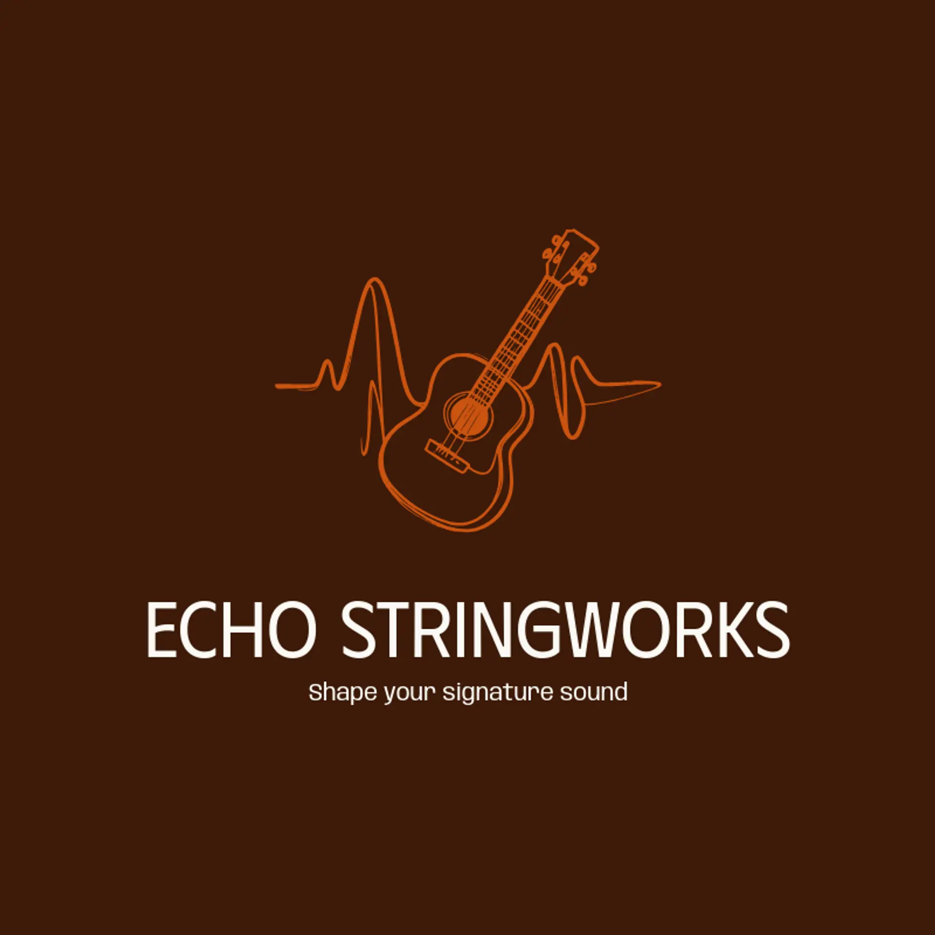 Echo Stringworks logo for guitar