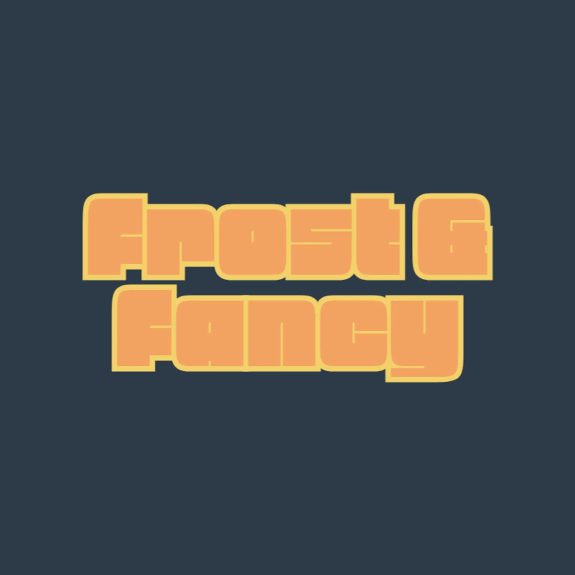 Frost & Fancy logo for creative bakery