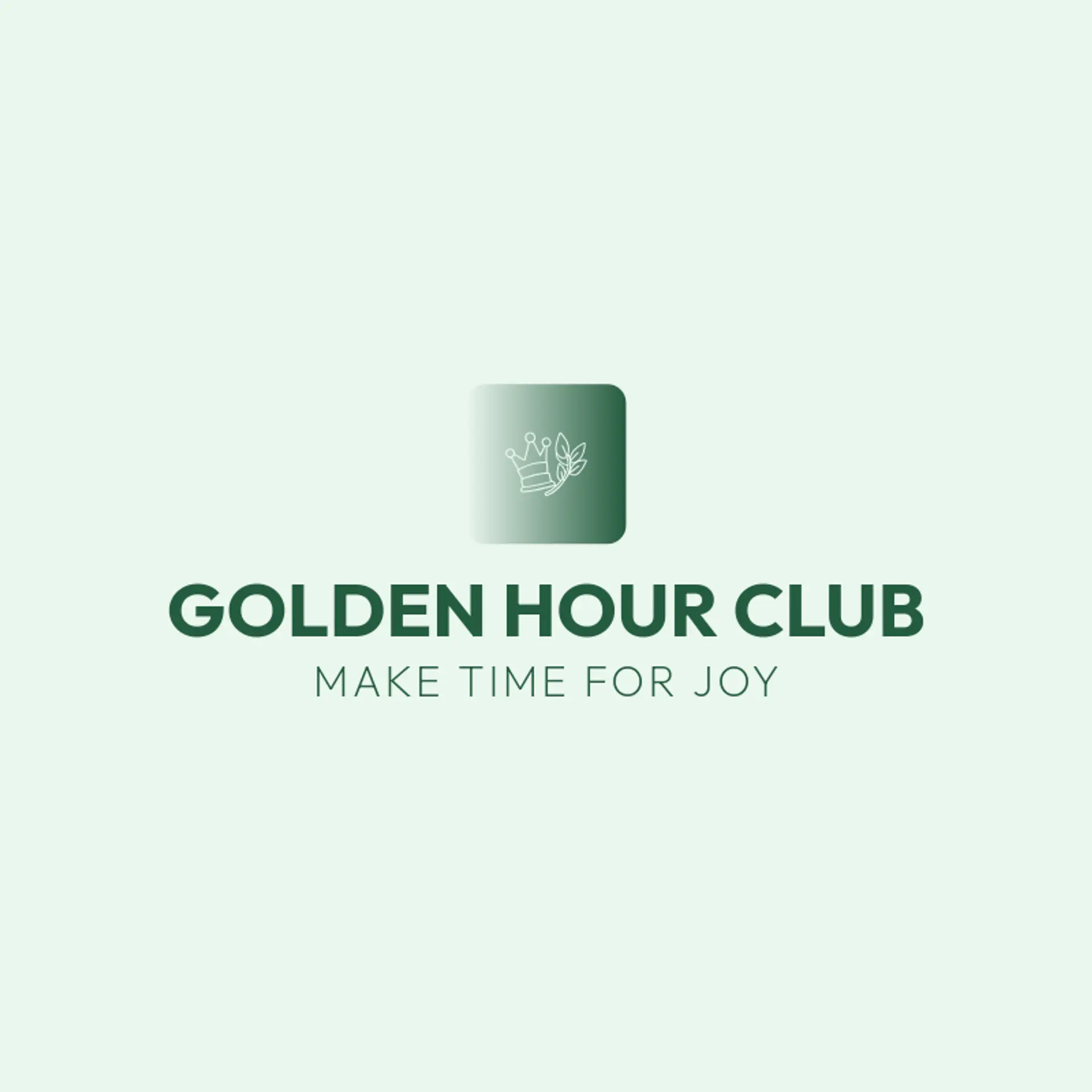 Golden Hour Club logo for club