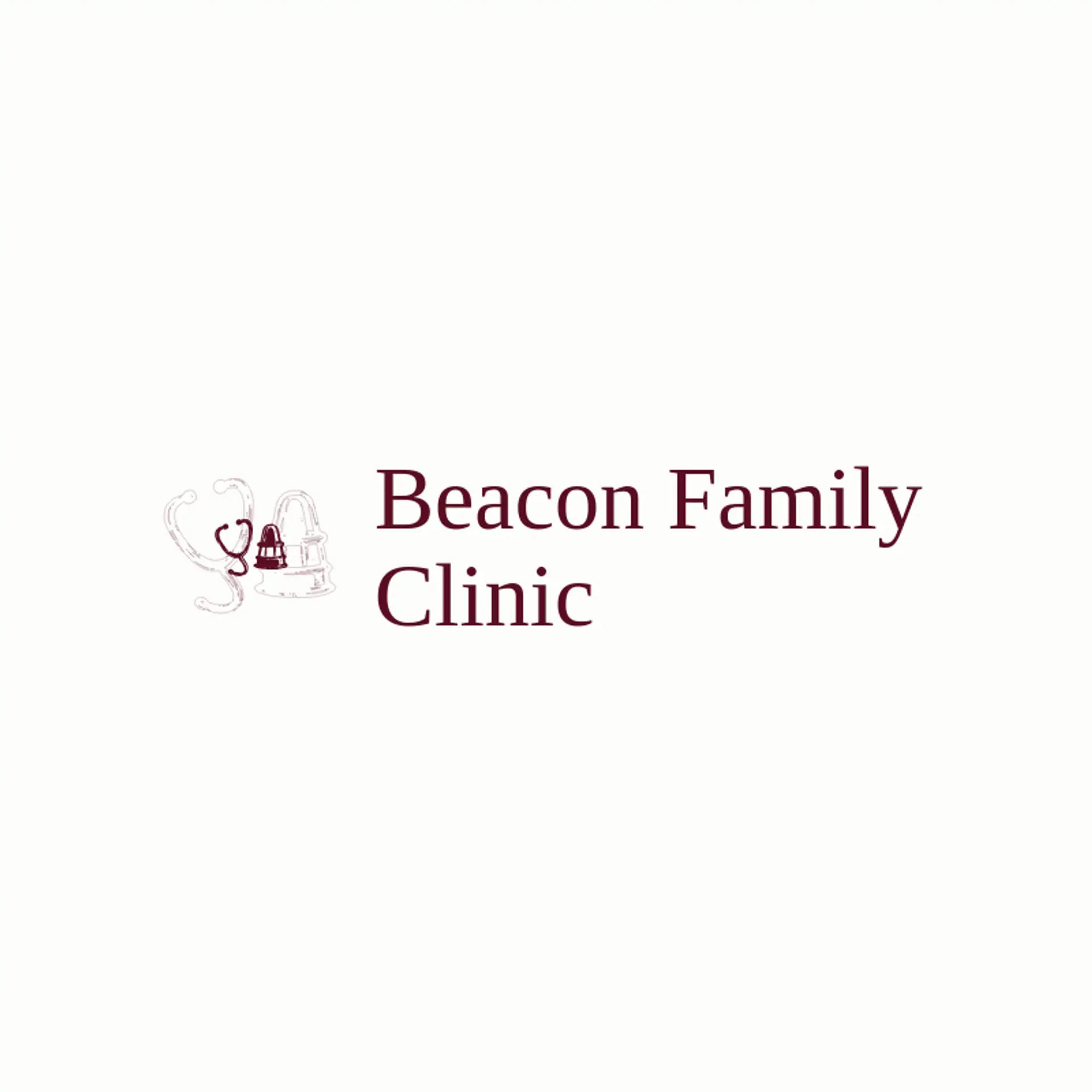 Beacon Family Clinic logo for stethoscope