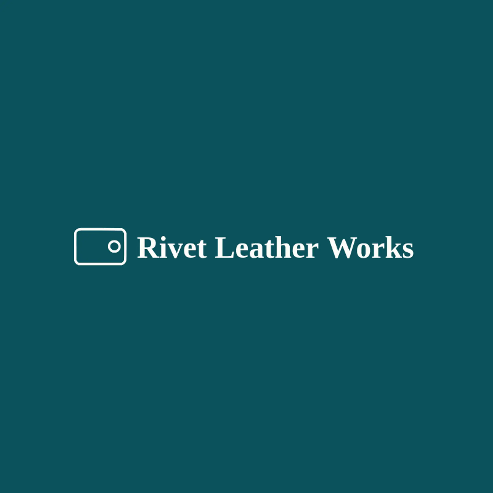 Rivet Leather Works logo for leather