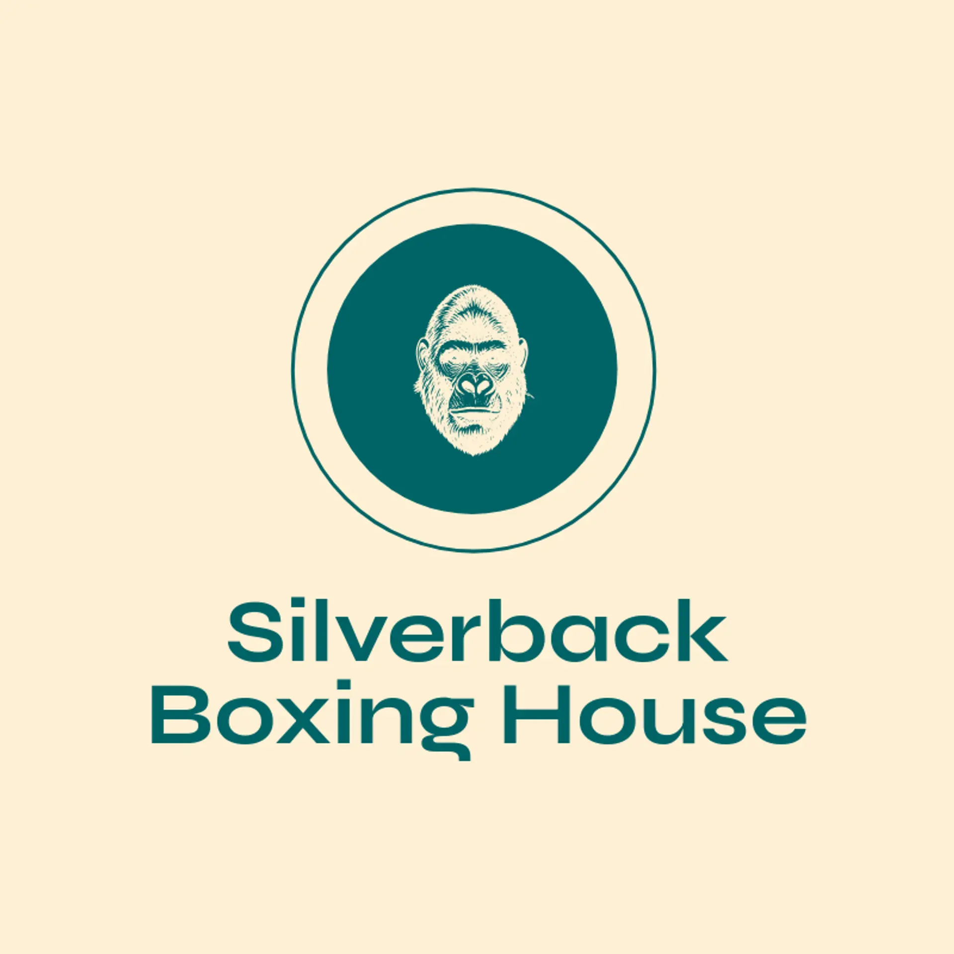 Silverback Boxing House logo for gorilla