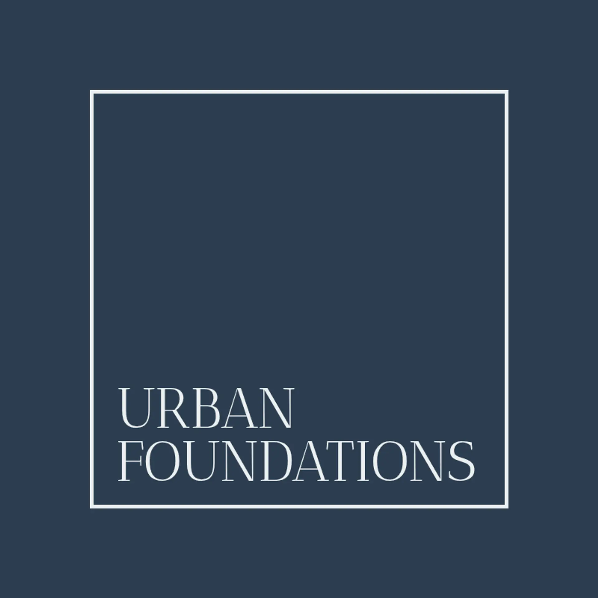 Urban Foundations logo for concrete construction