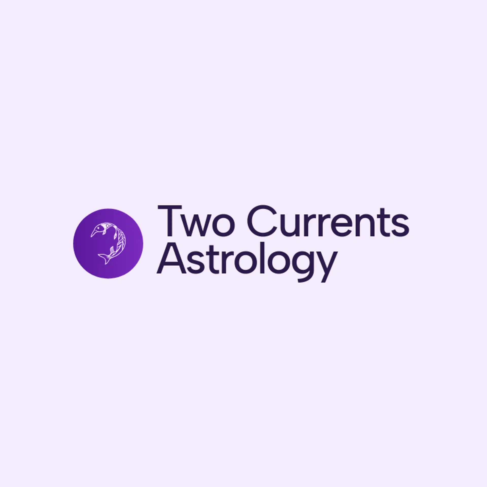 Two Currents Astrology logo for pisces
