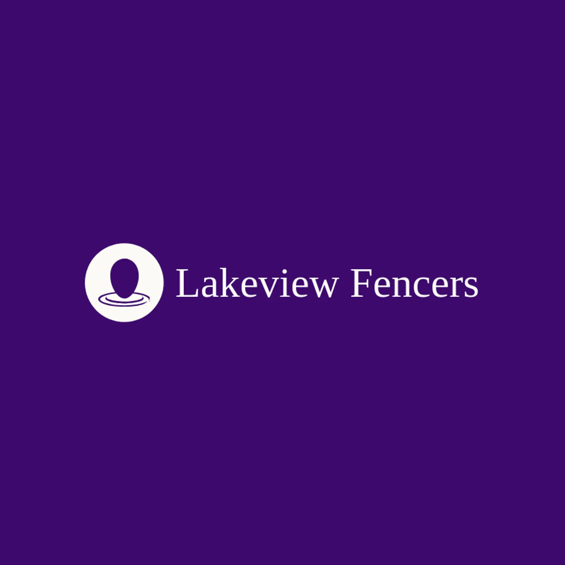 Lakeview Fencers logo for fencing