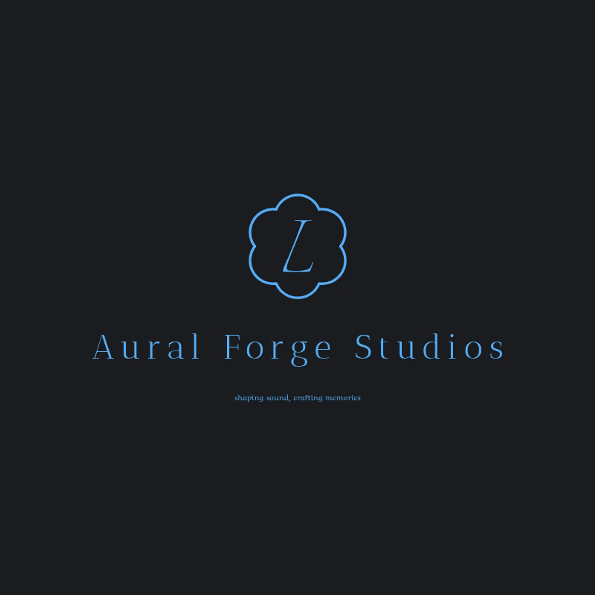 Aural Forge Studios logo for music studio
