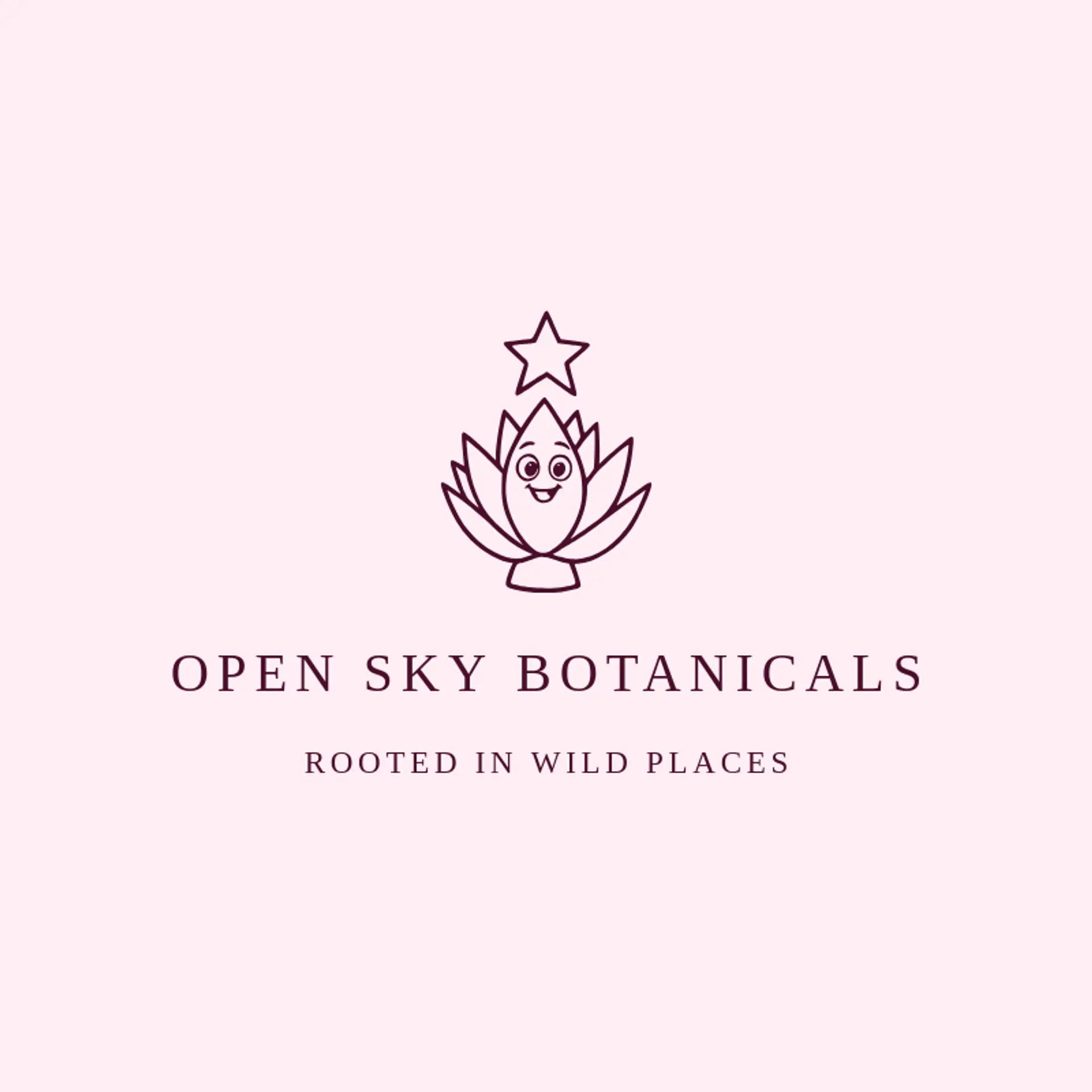 Open Sky Botanicals logo for Desert