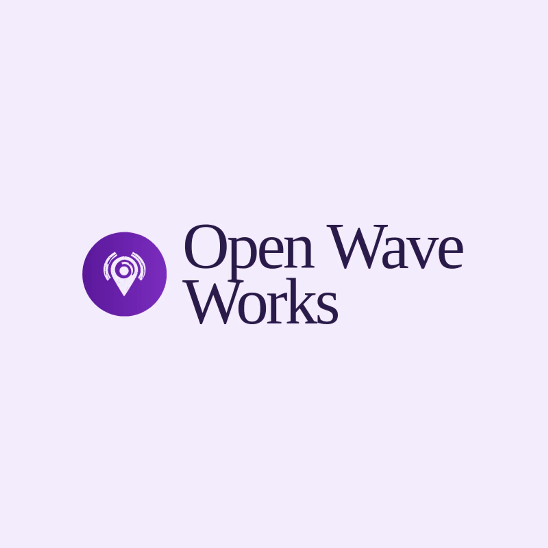 Open Wave Works logo for mobile