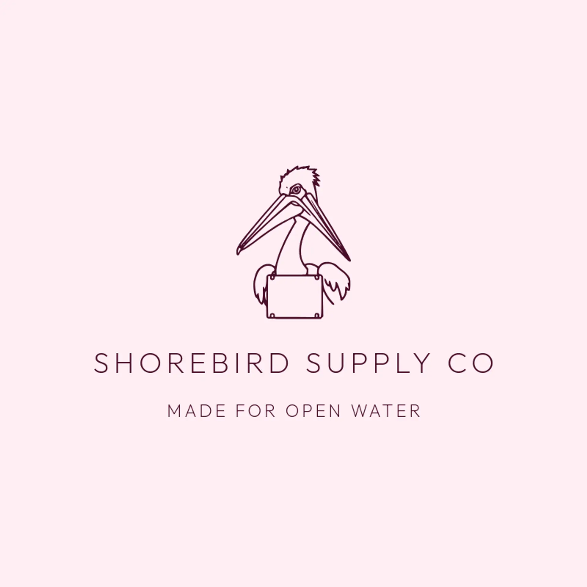 Shorebird Supply Co logo for pelican