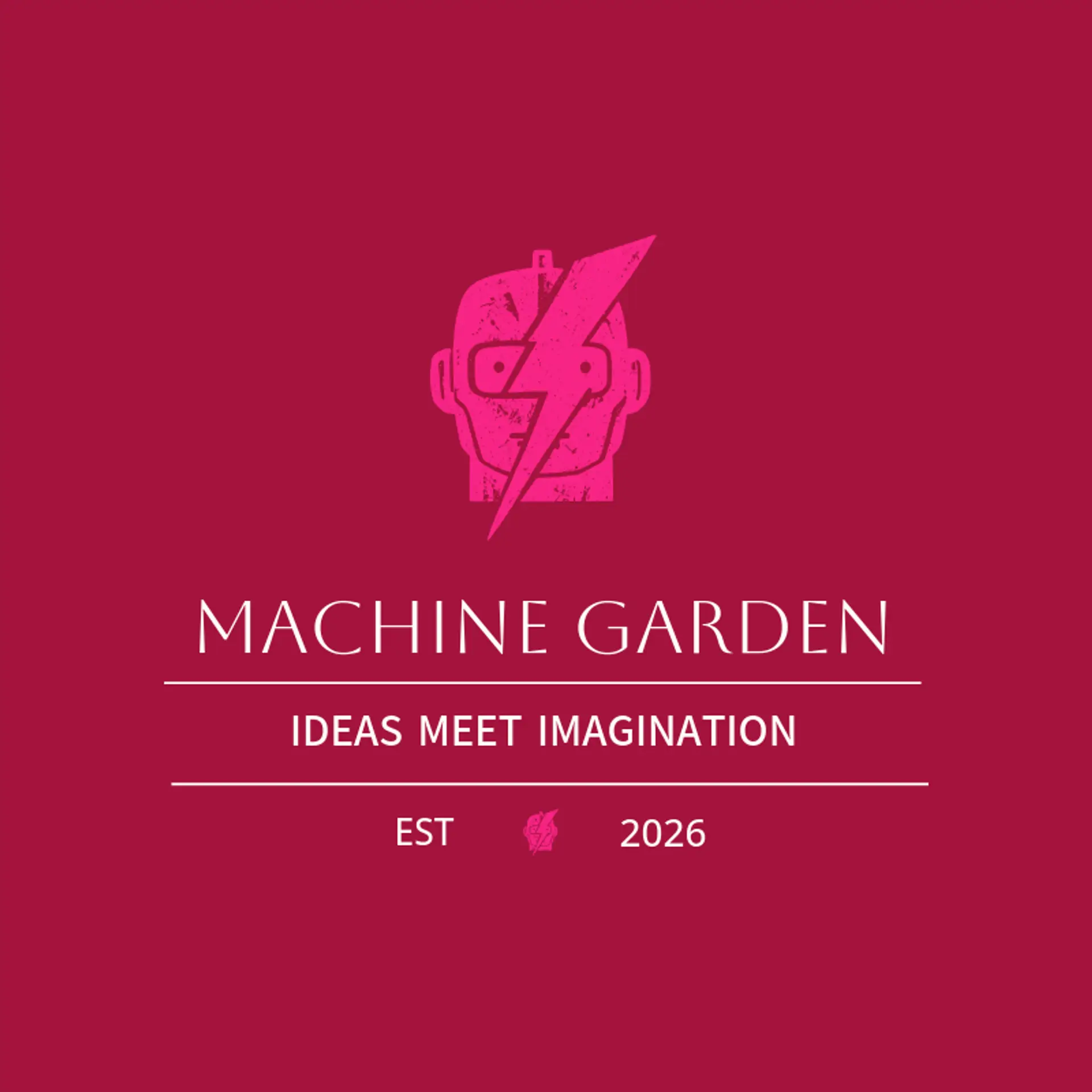 Machine Garden logo for cyber cafe