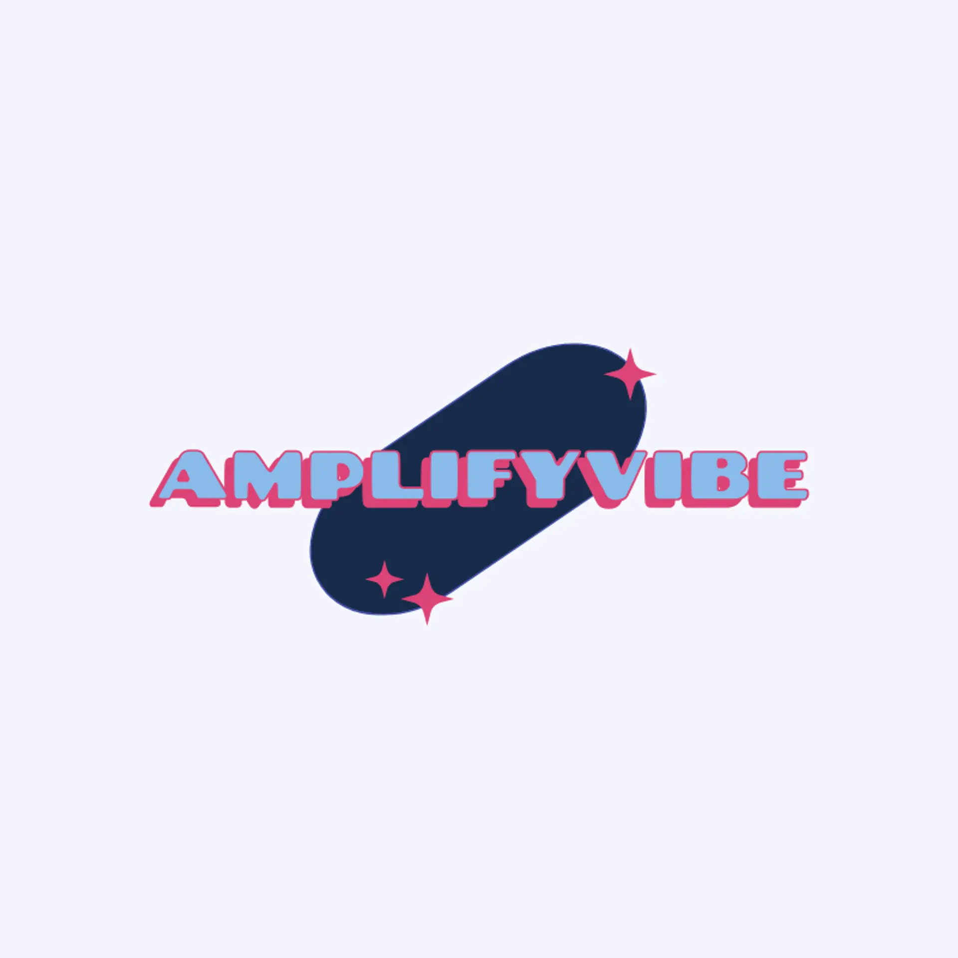 AmplifyVibe logo for music app