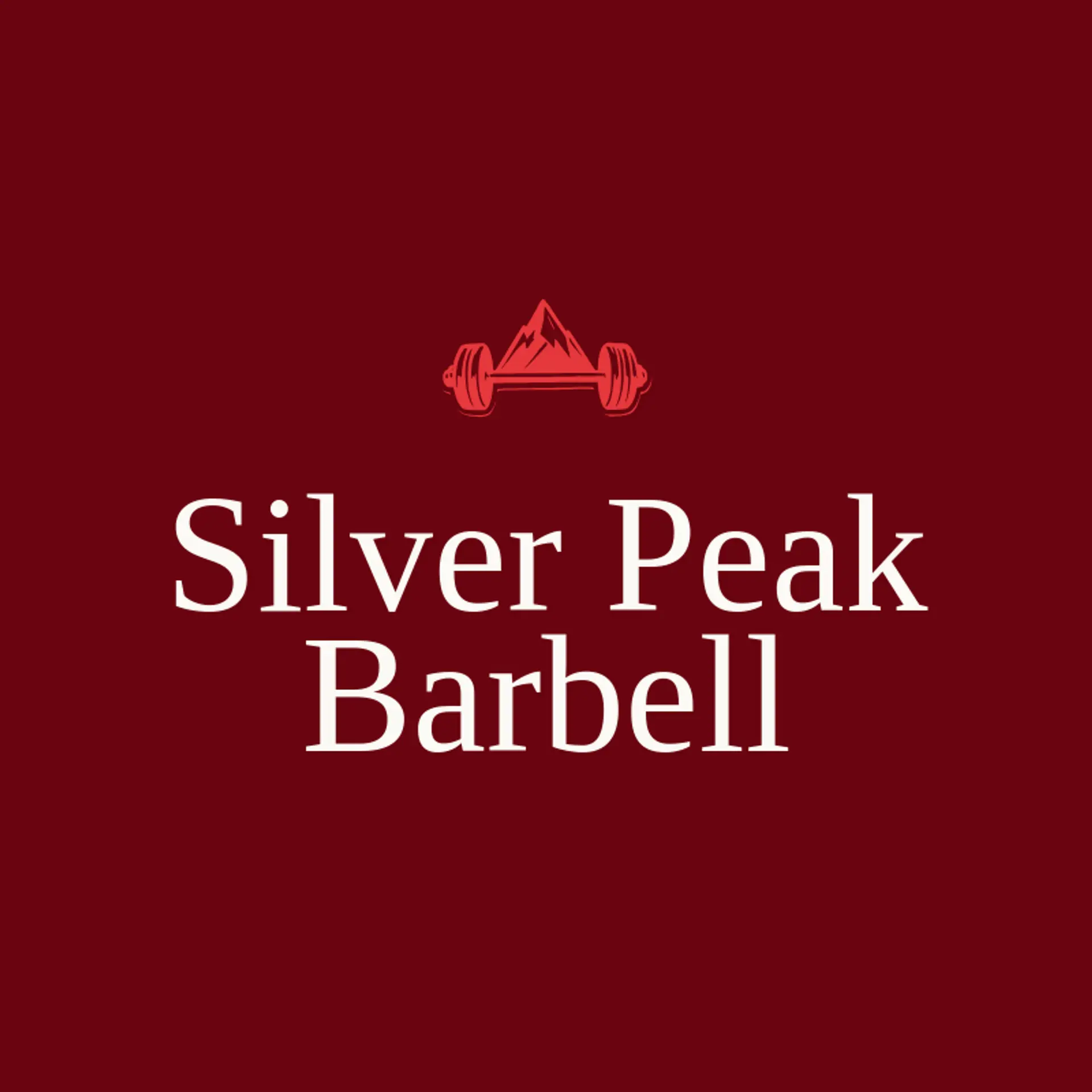 Silver Peak Barbell logo for weightlifting