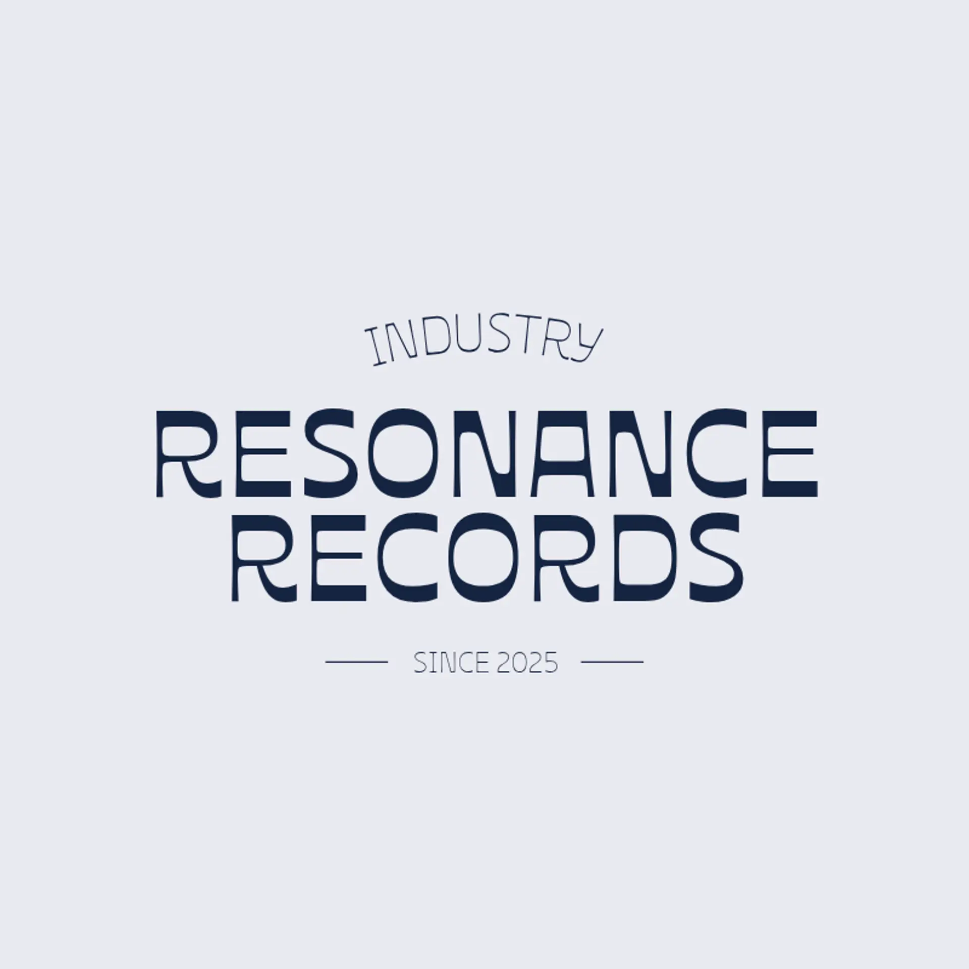 Resonance Records logo for music label