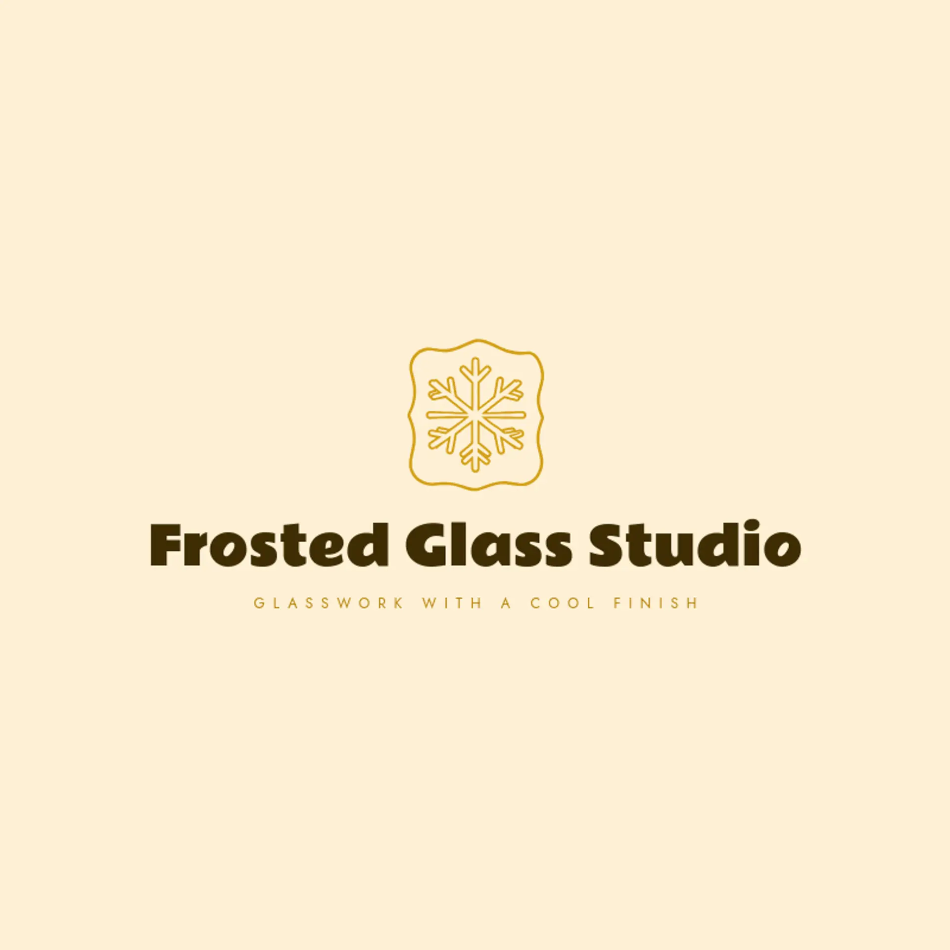 Frosted Glass Studio logo for frost