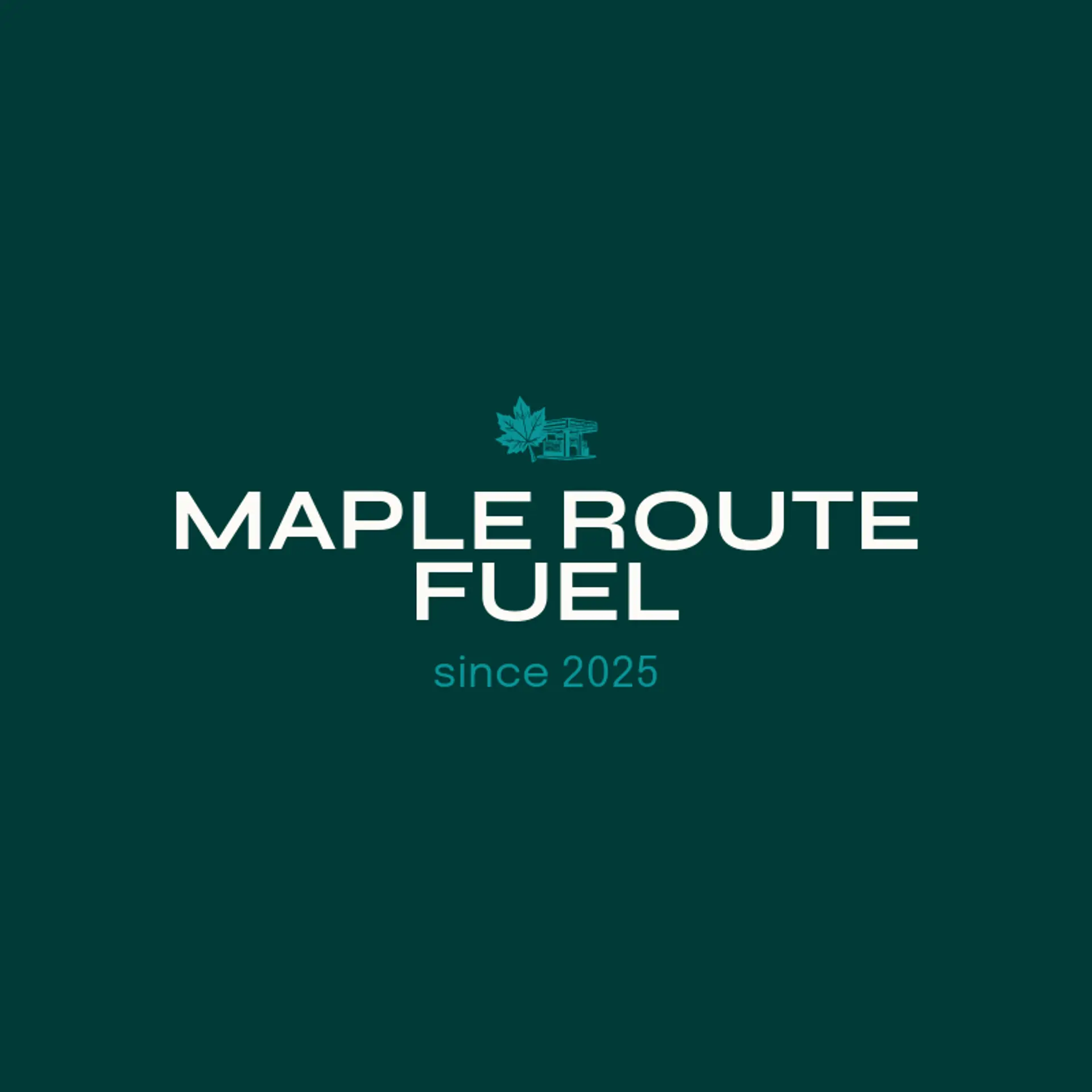 Maple Route Fuel logo for gas station