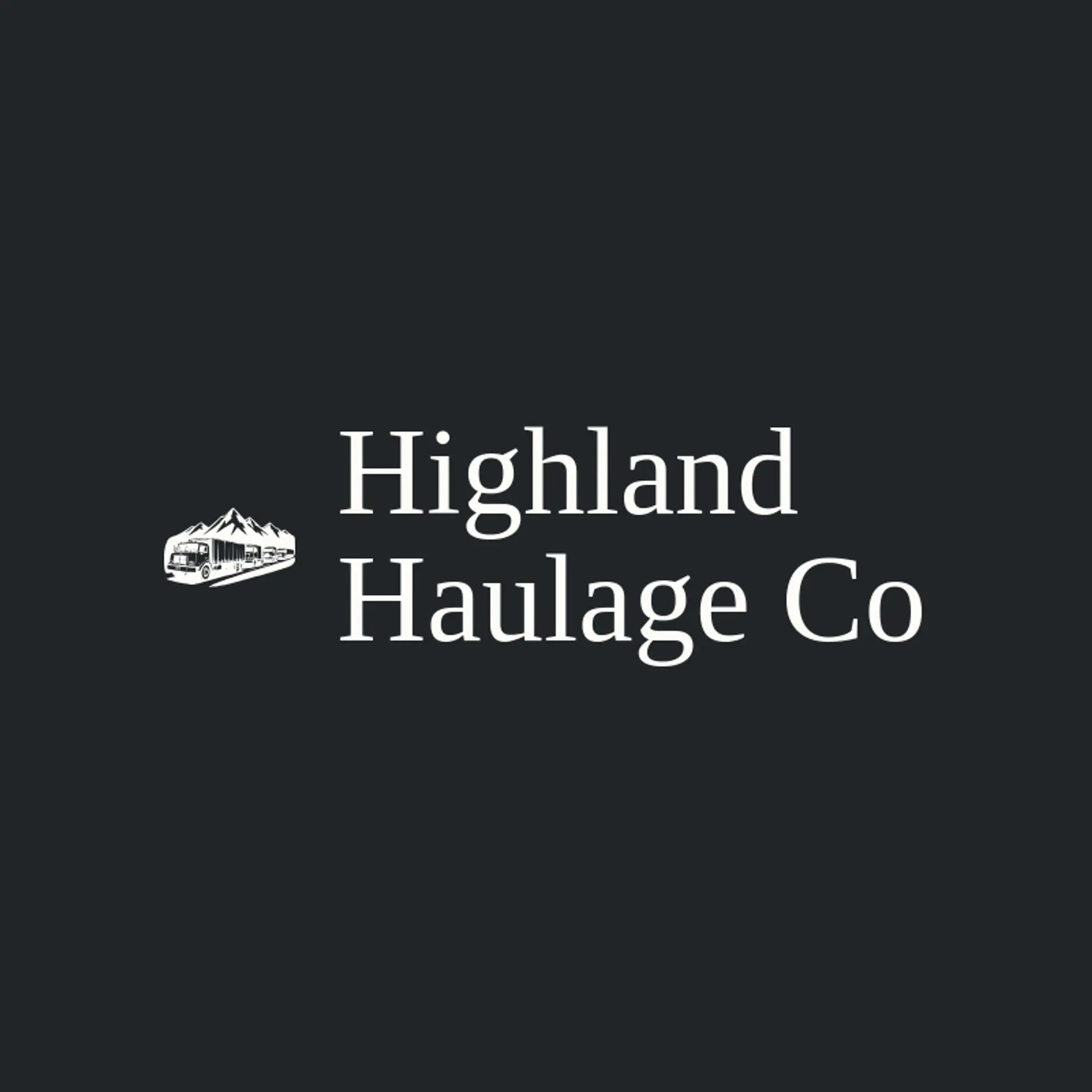 Highland Haulage Co logo for fleet