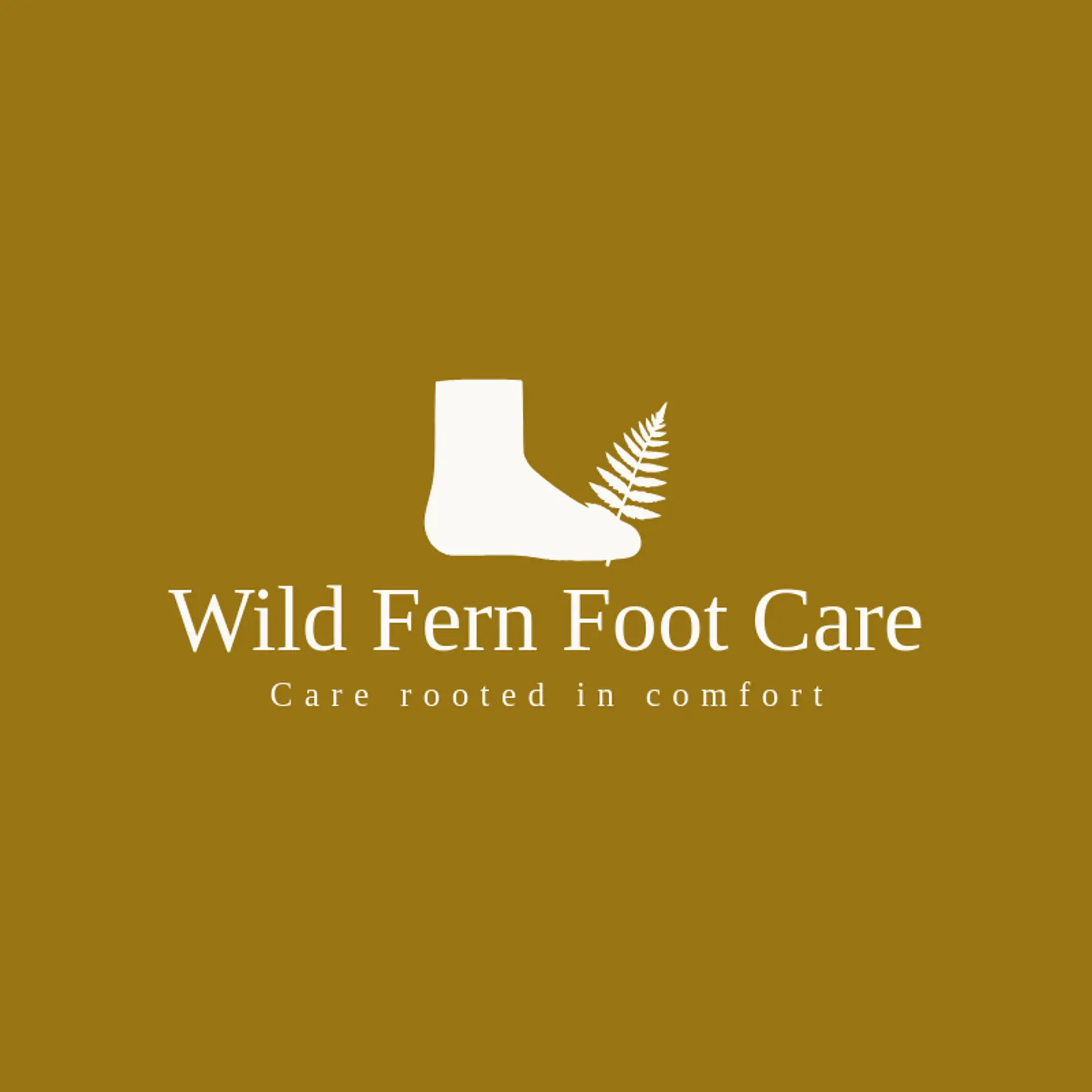 Wild Fern Foot Care logo for foot