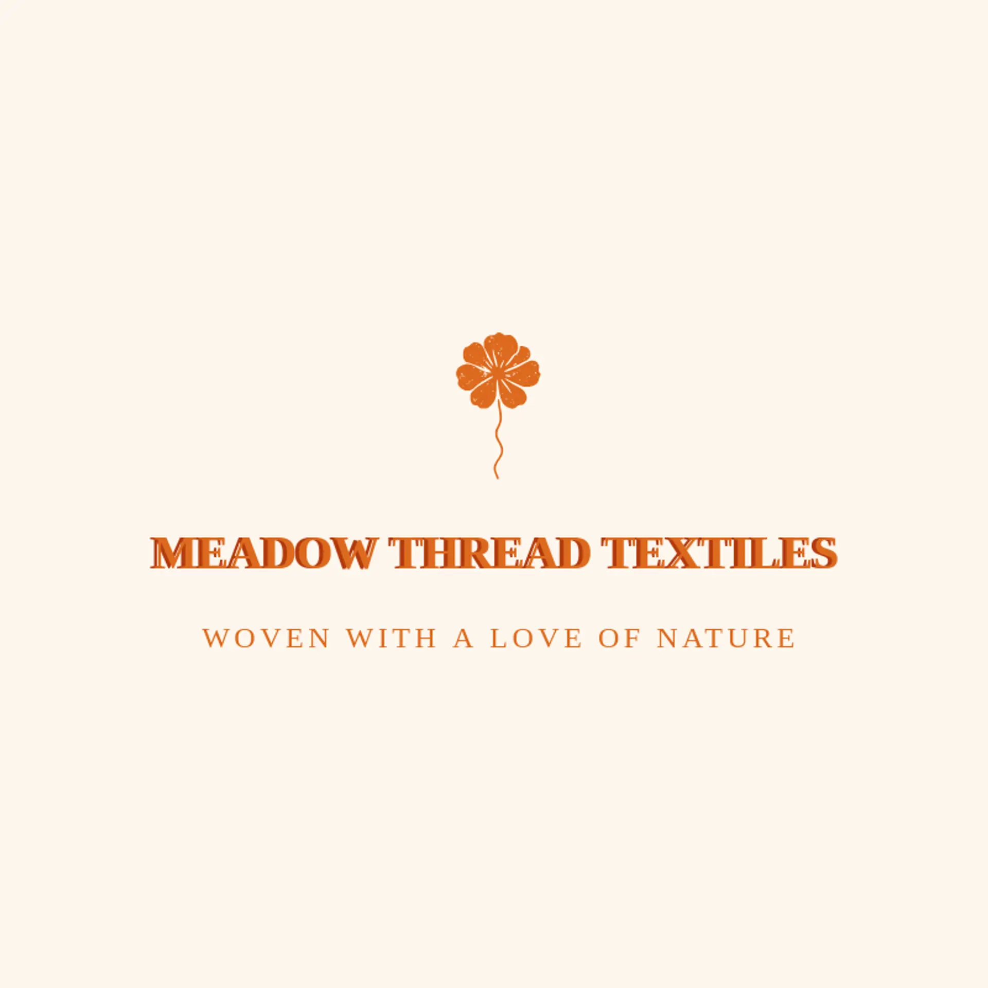 Meadow Thread Textiles logo for blossom
