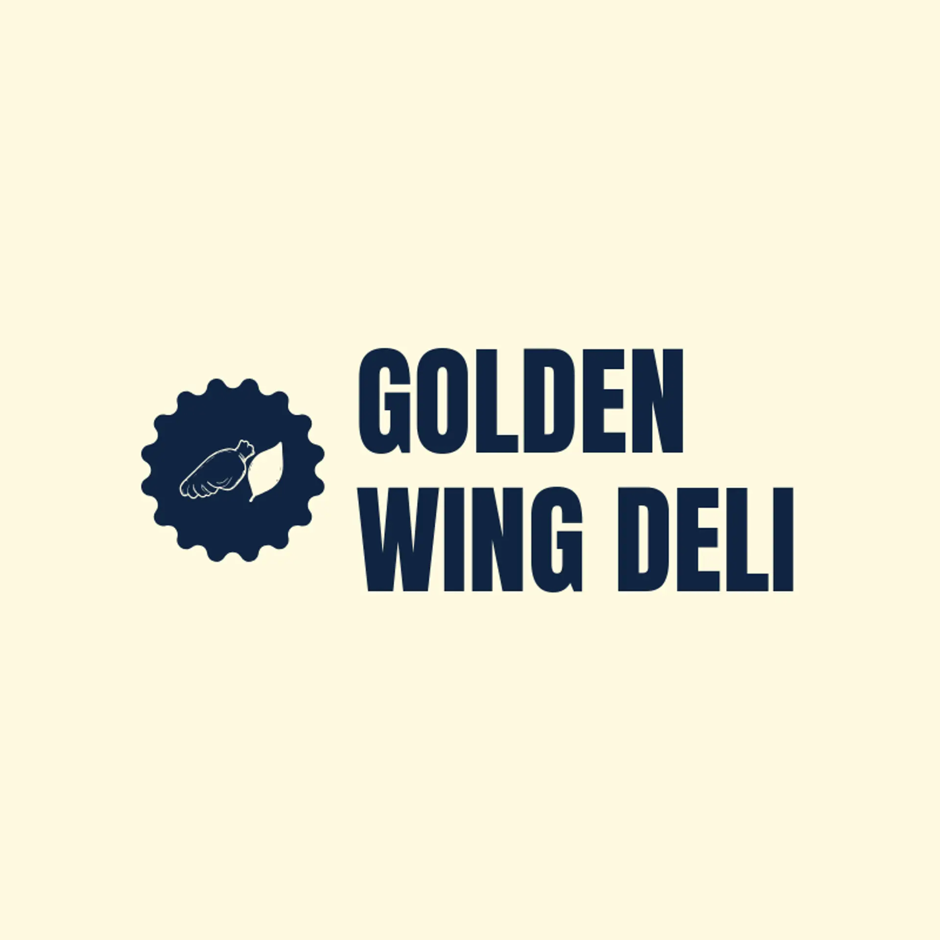 Golden Wing Deli logo for chicken