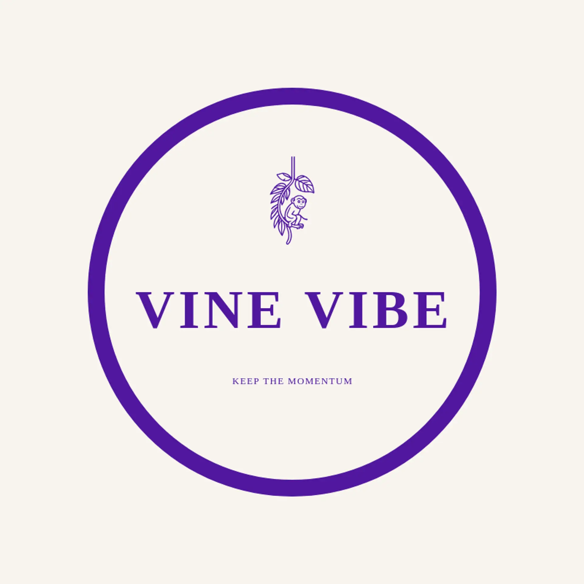 Vine Vibe logo for monkey