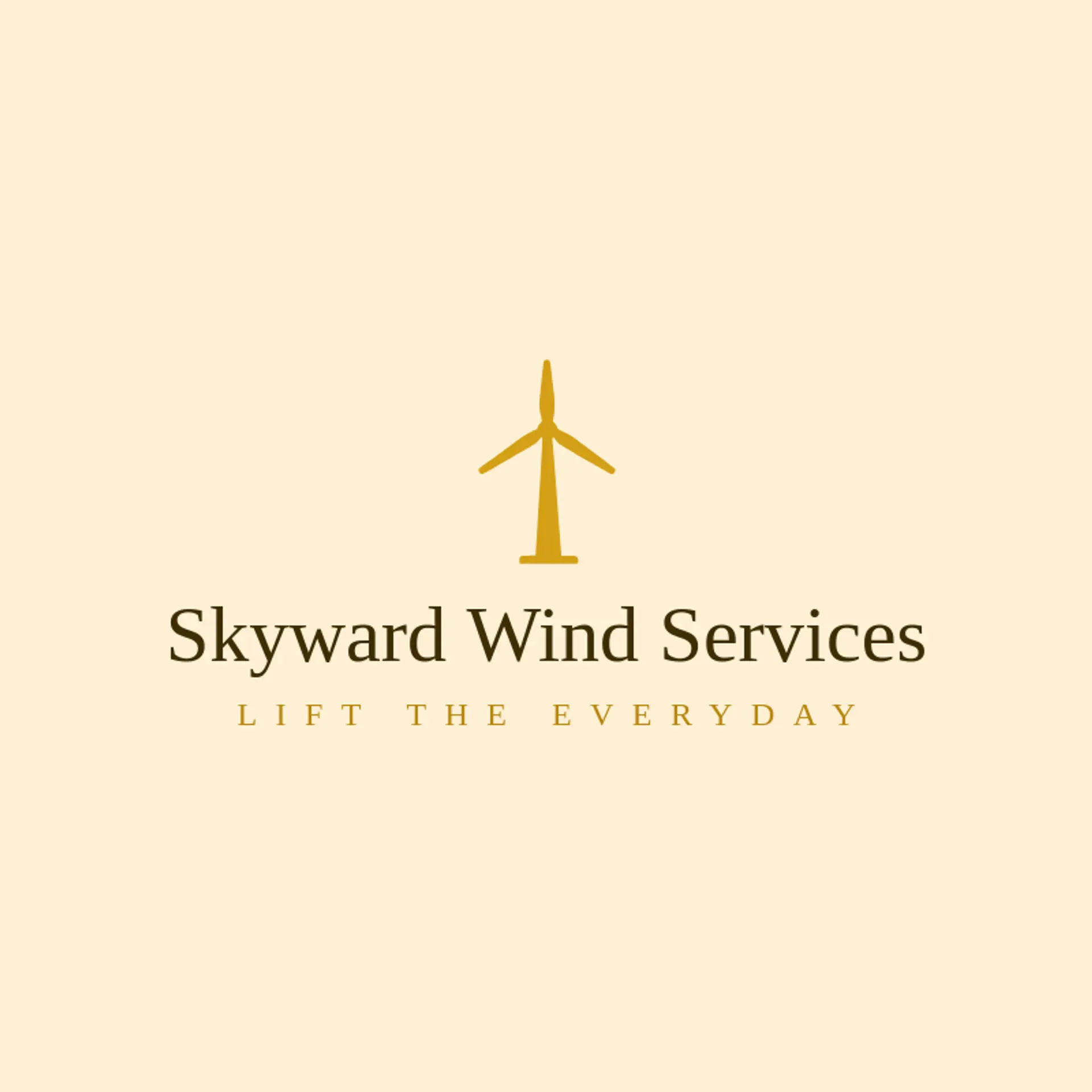 Skyward Wind Services logo for wind