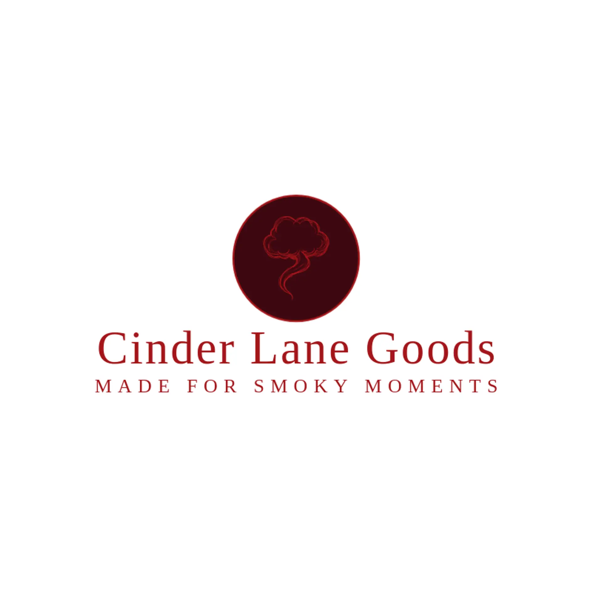 Cinder Lane Goods logo for smoke