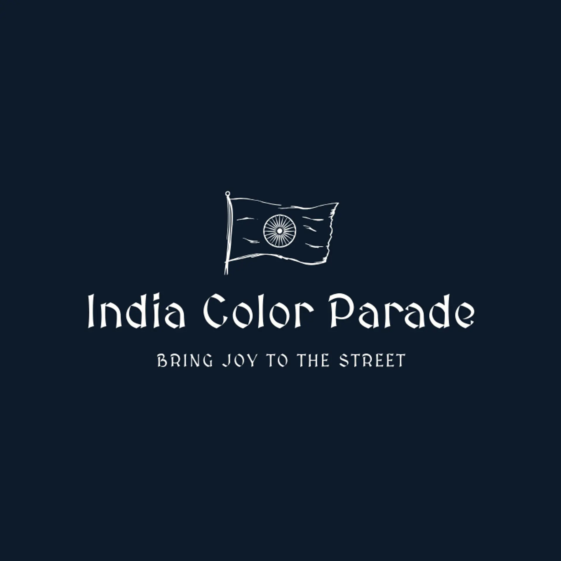 India Color Parade logo for india