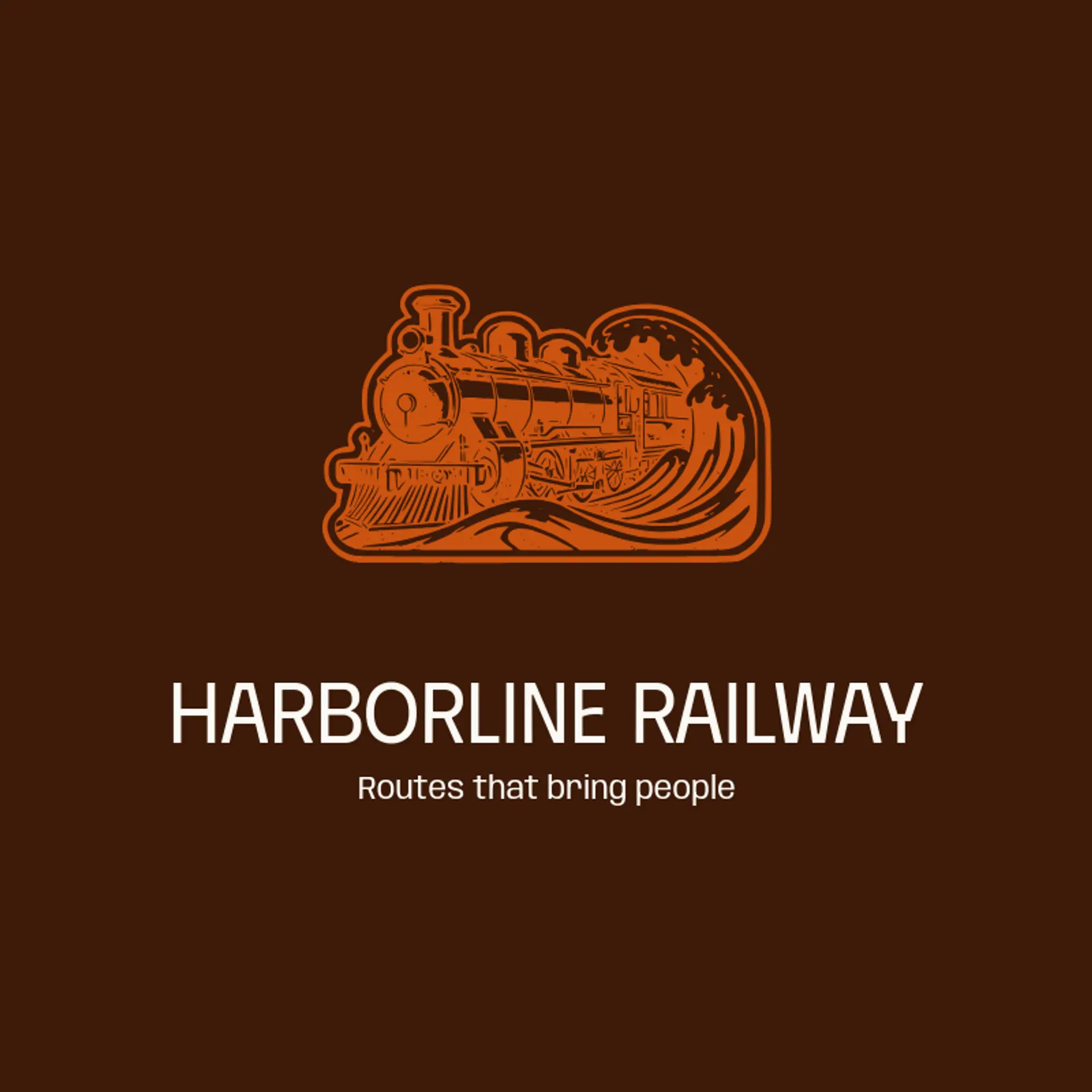 Harborline Railway logo for railway