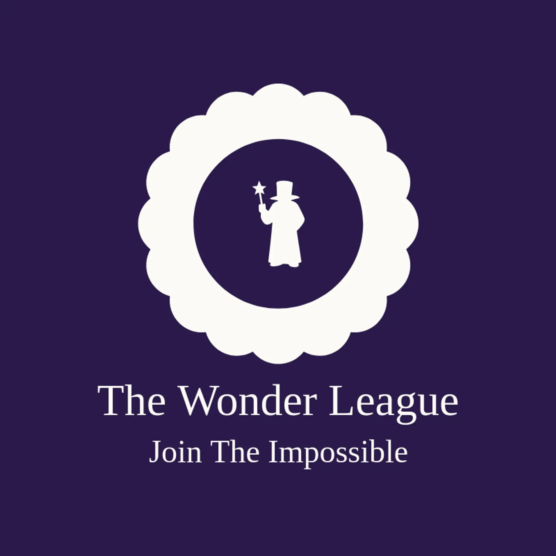 The Wonder League logo for magician
