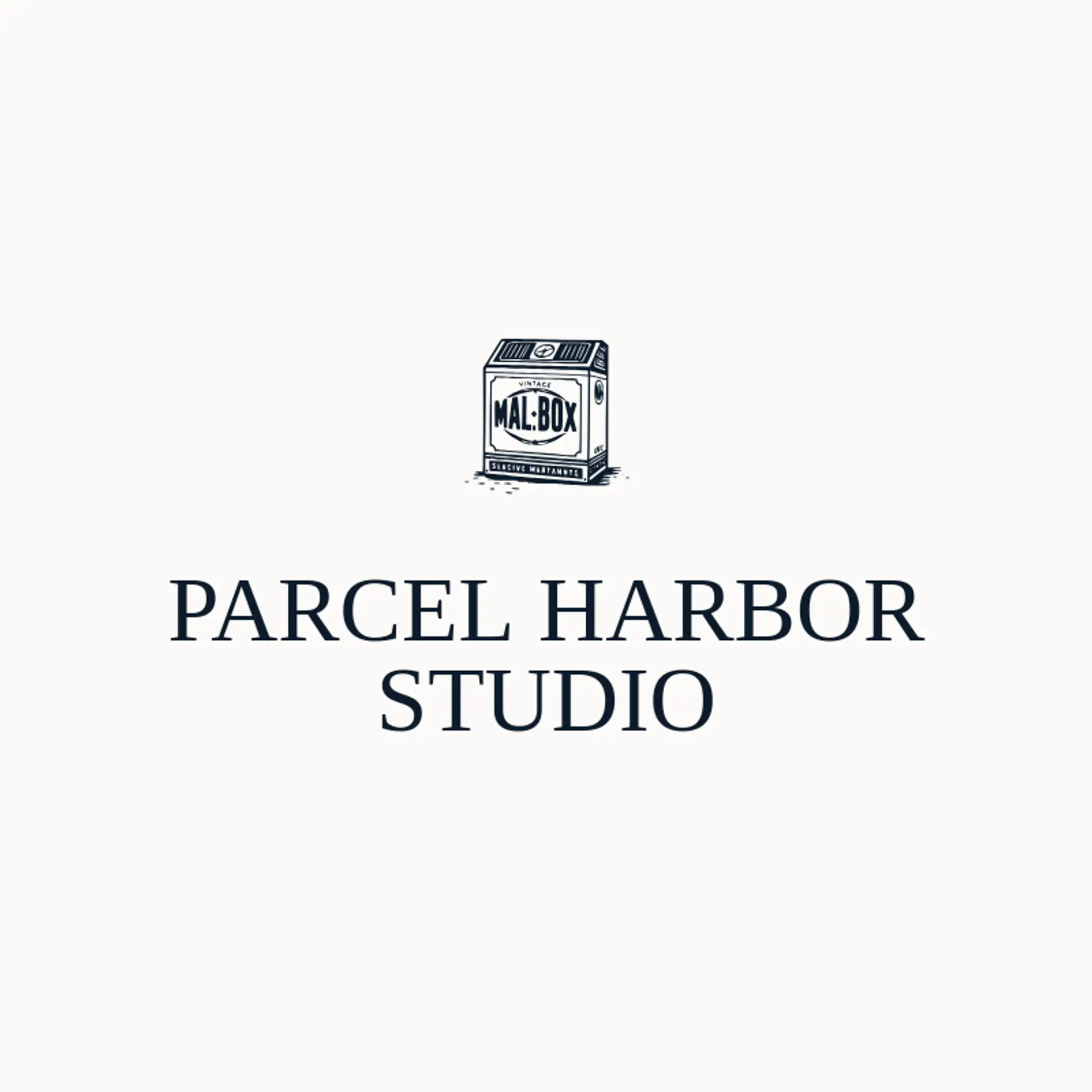 Parcel Harbor Studio logo for postal