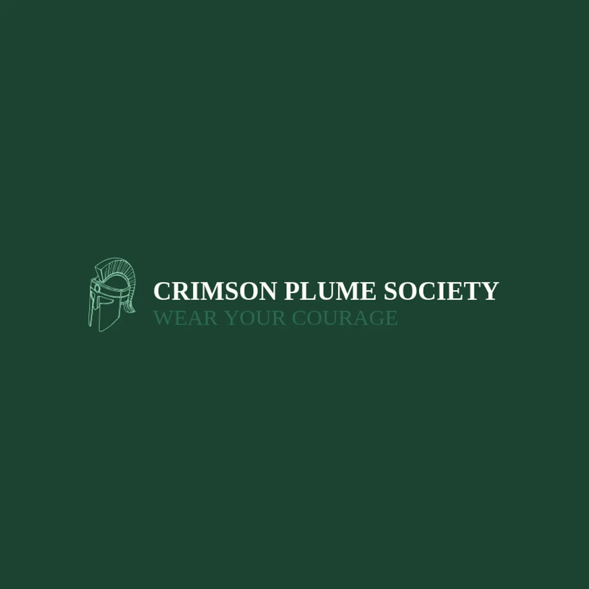Crimson Plume Society logo for trojan