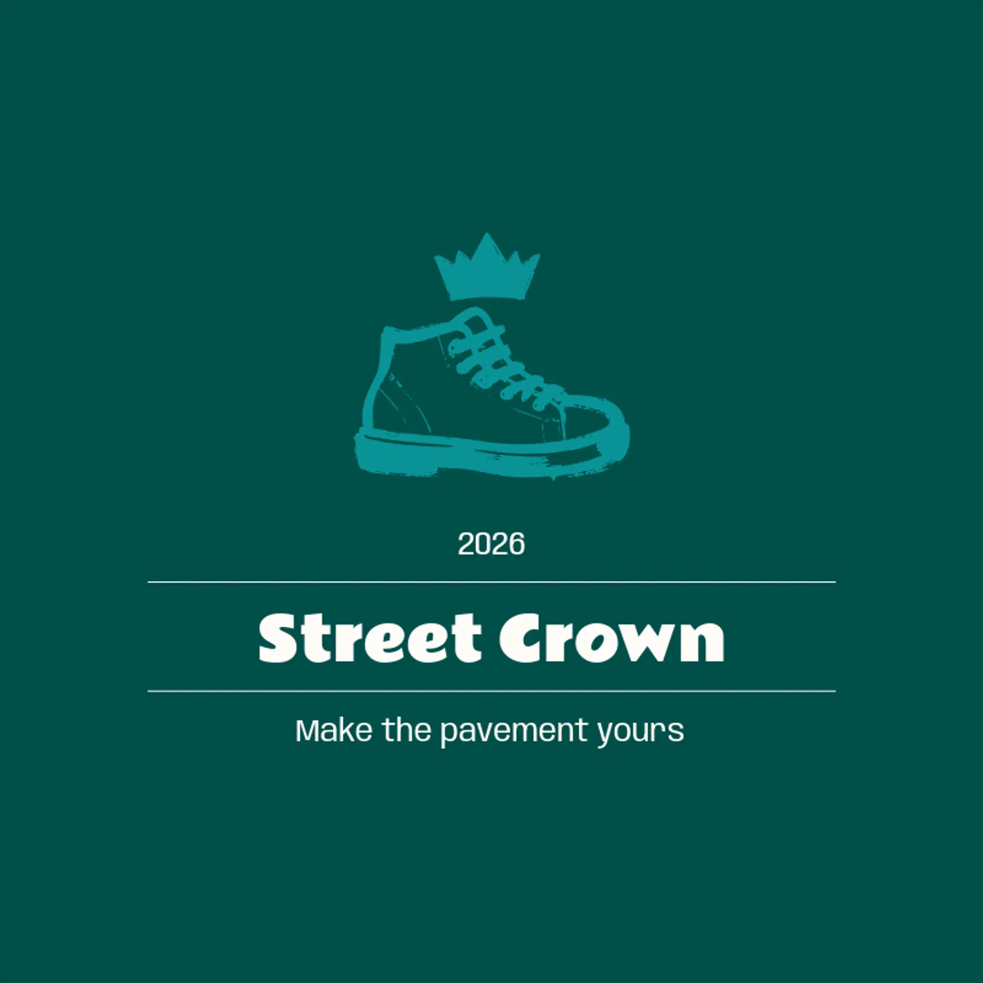 Street Crown logo for shoes