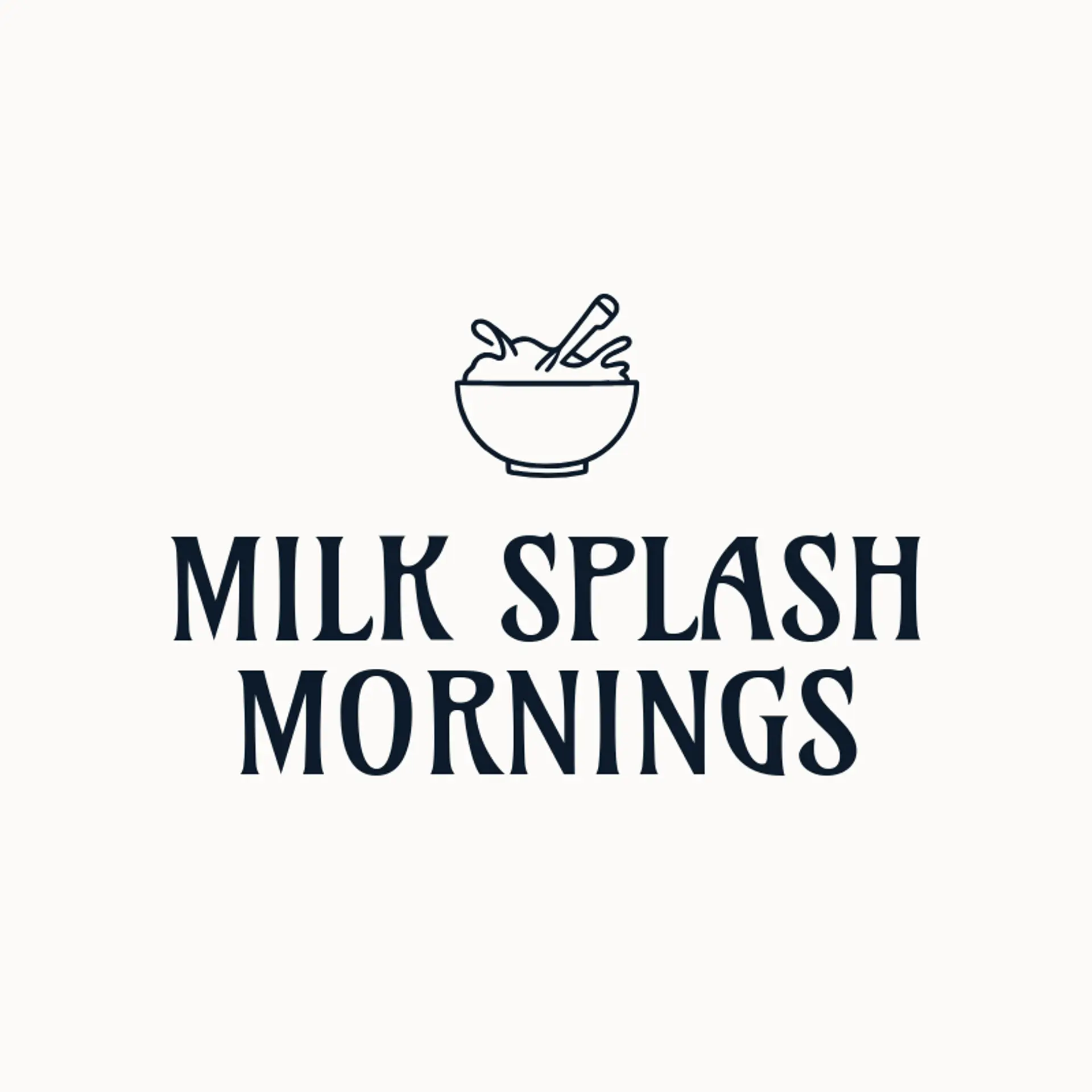 Milk Splash Mornings logo for cereal