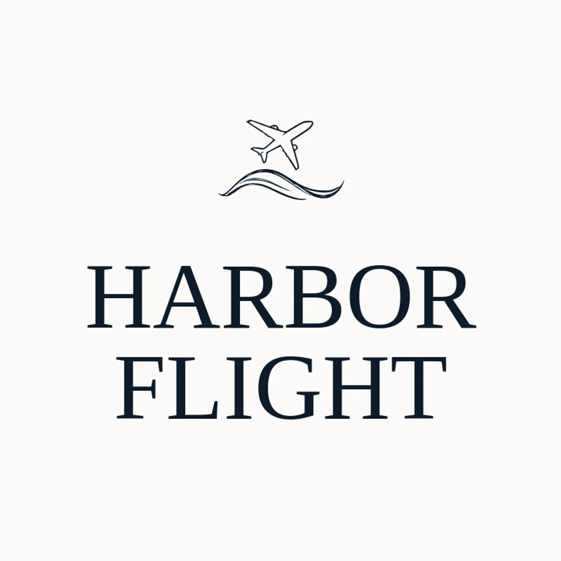 Harbor Flight logo for airport