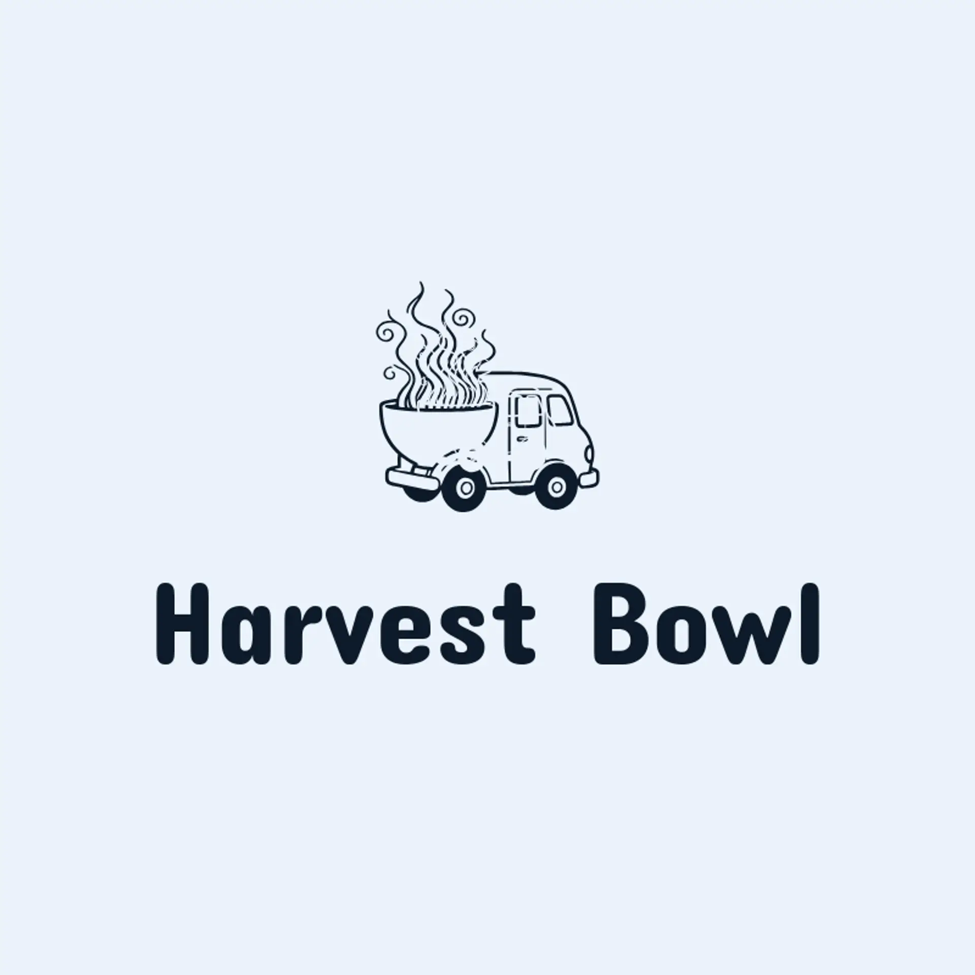 Harvest Bowl logo for food truck