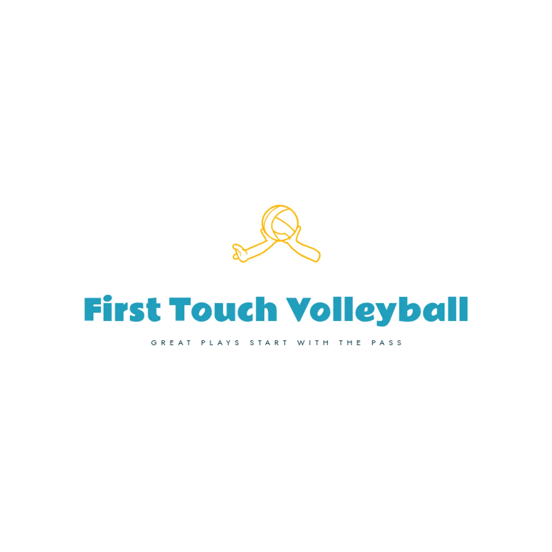 First Touch Volleyball logo for volleyball