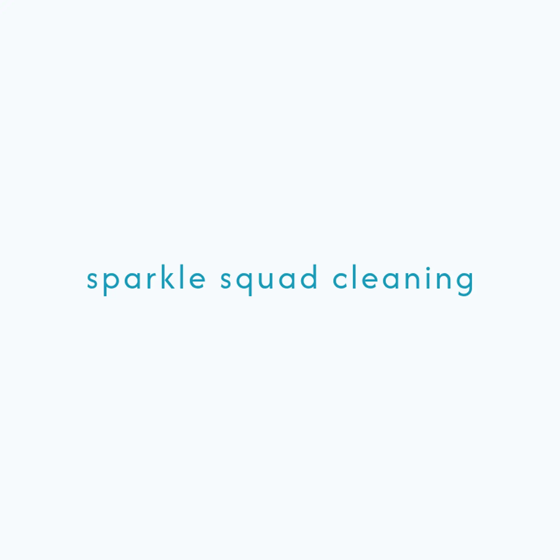 Sparkle Squad Cleaning logo for house cleaning