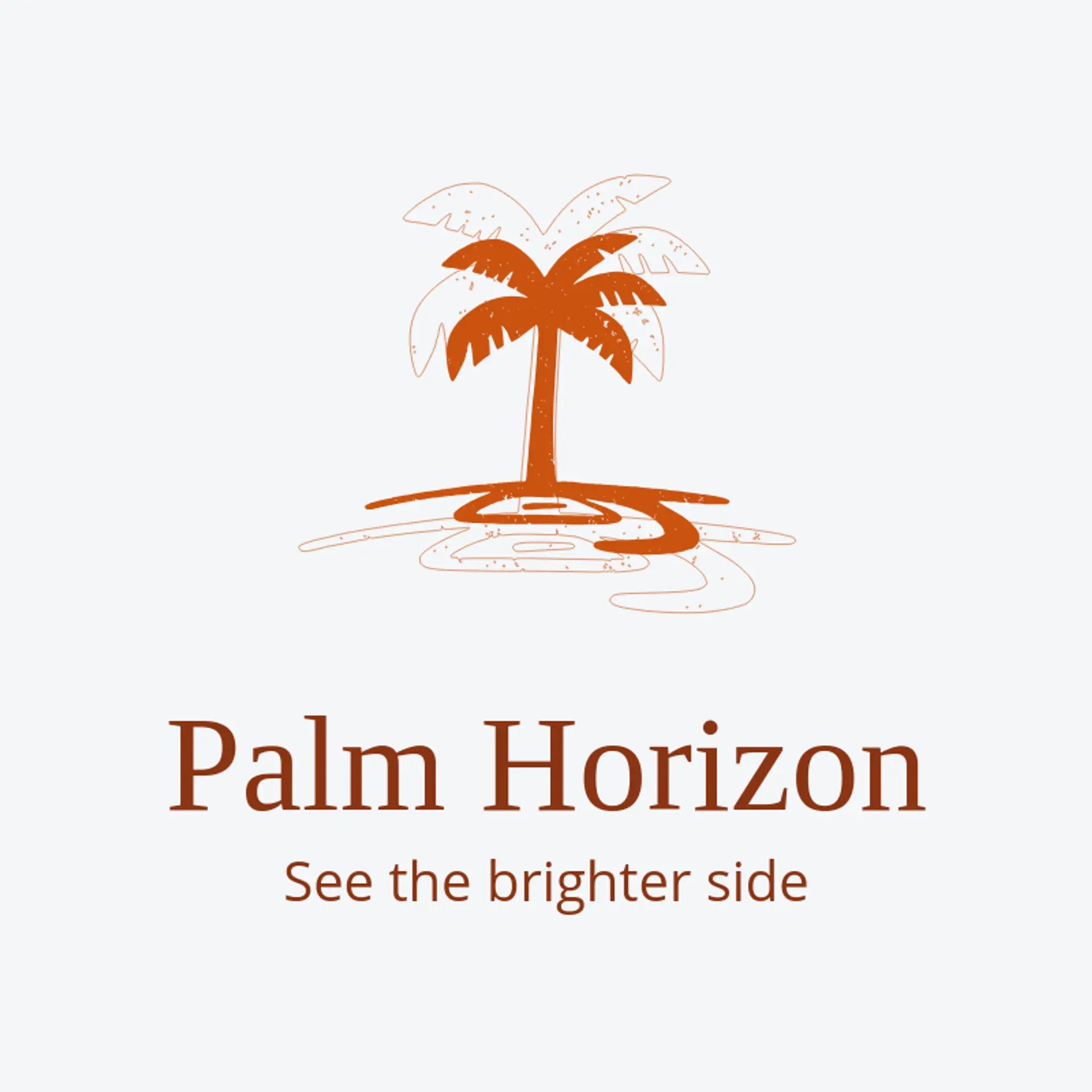 Palm Horizon logo for palm tree