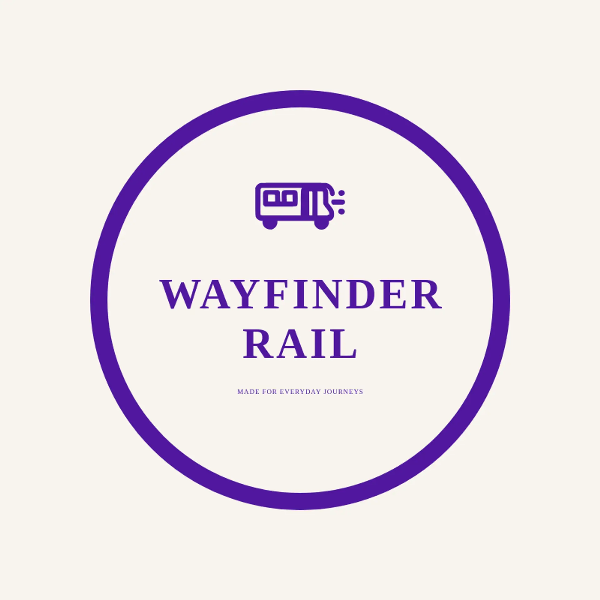 Wayfinder Rail logo for subway