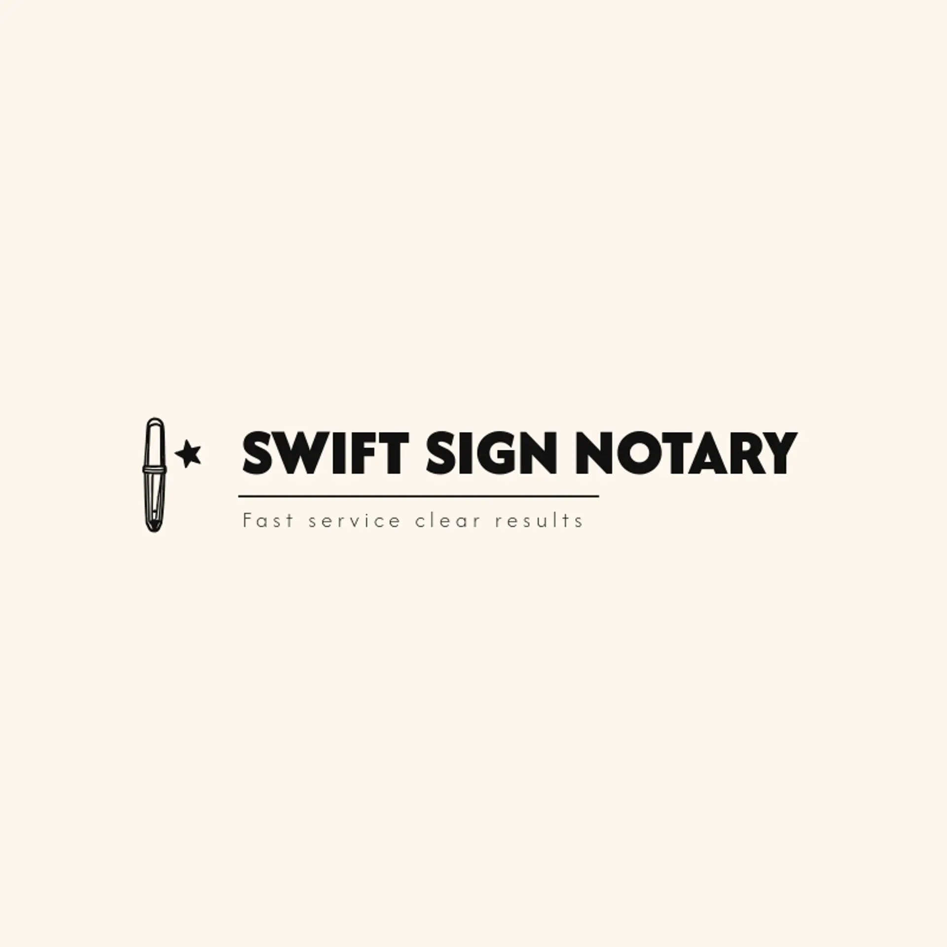 Swift Sign Notary logo for notary