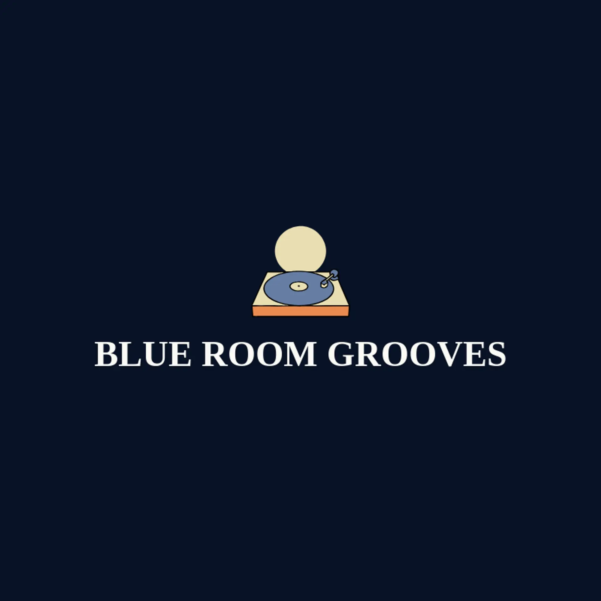 Blue Room Grooves logo for vinyl